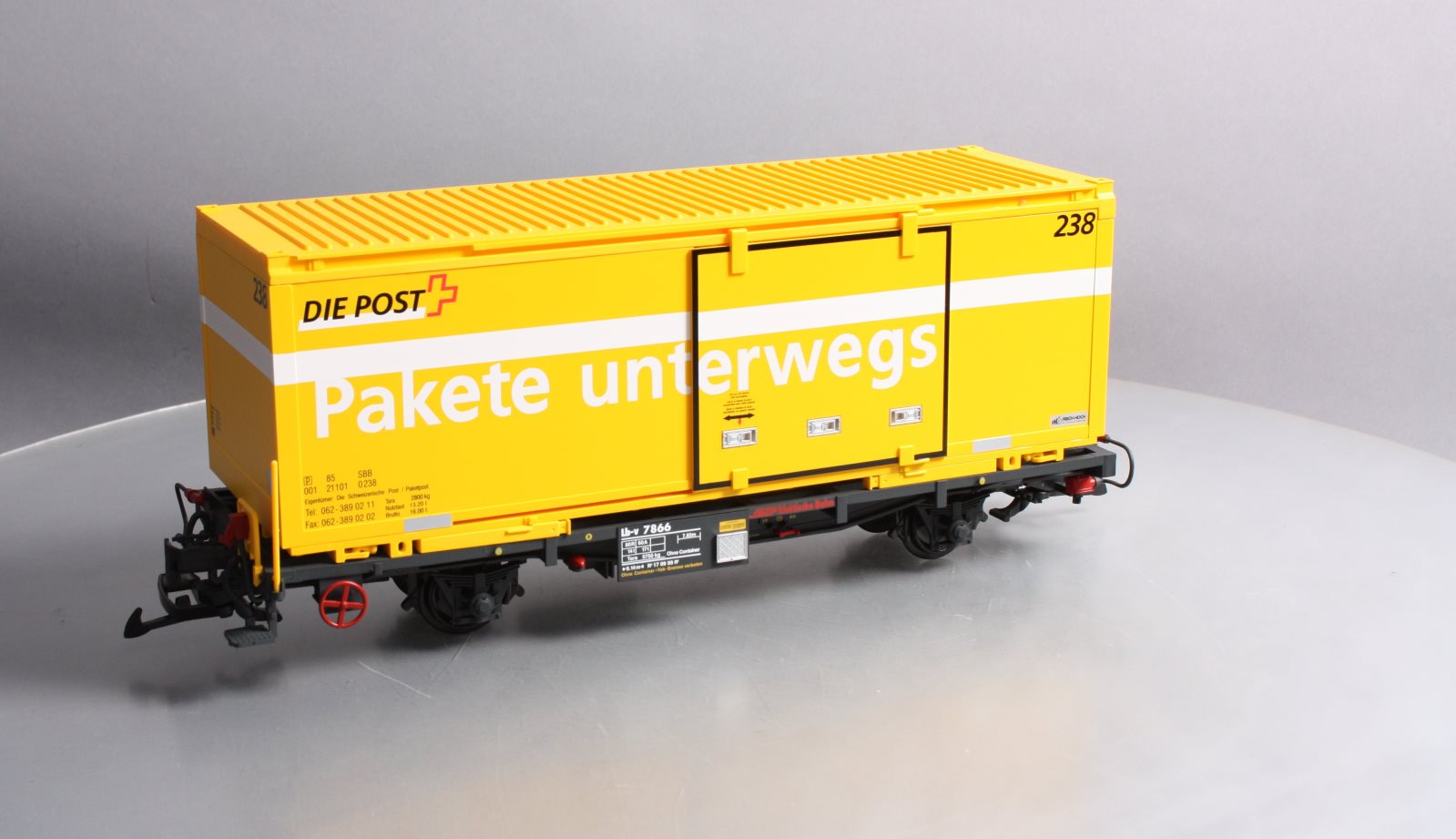LGB 47890 G Scale RhB Post Container Car