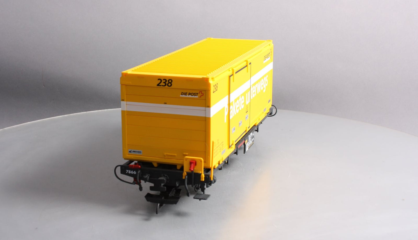 LGB 47890 G Scale RhB Post Container Car