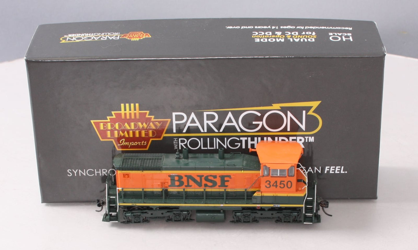 Broadway Limited 5447 HO BNSF EMD SW1500 Diesel Loco w/ DCC&Sound #3450