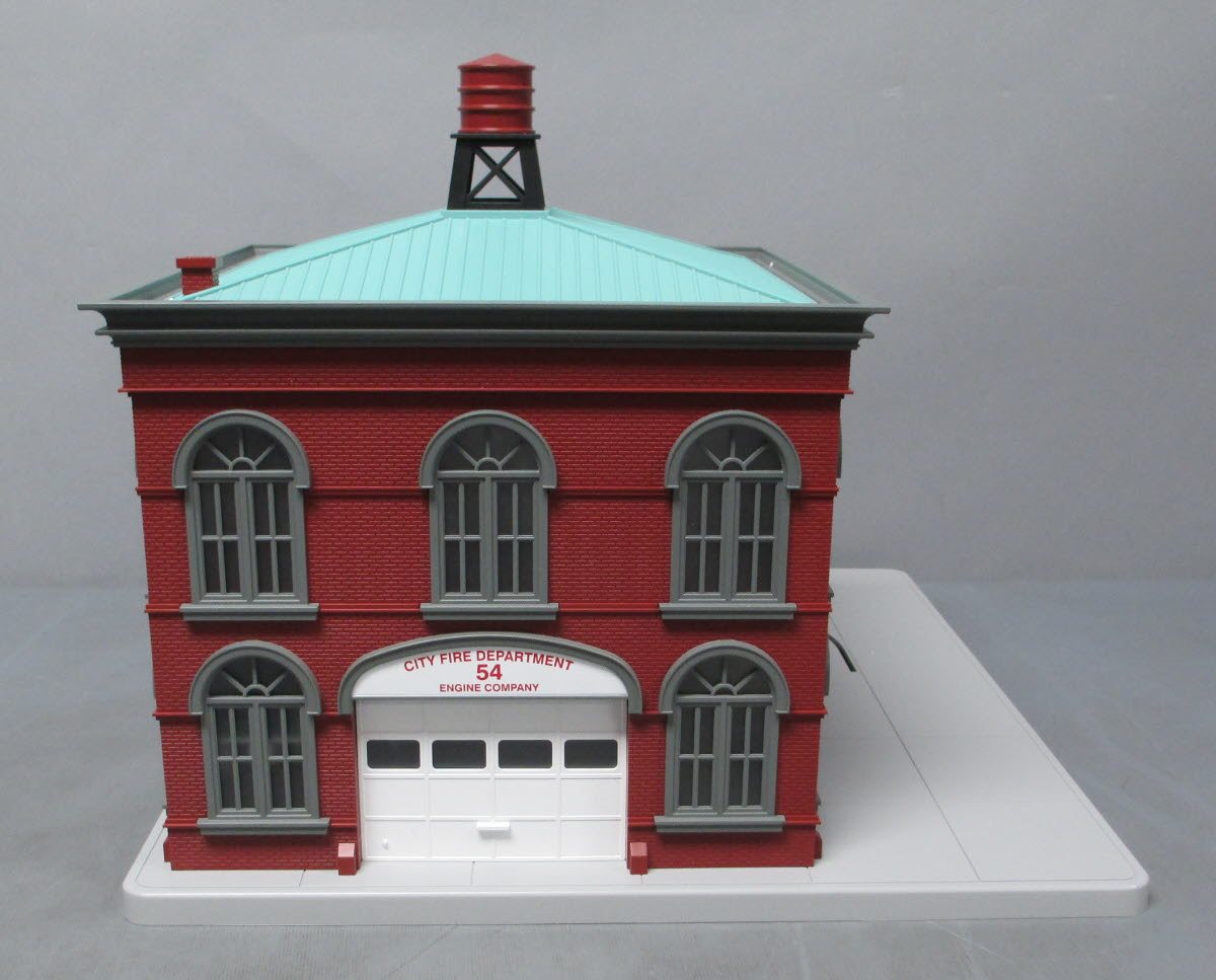MTH 30-9196 O Engine Company 54 RailKing Operating Firehouse