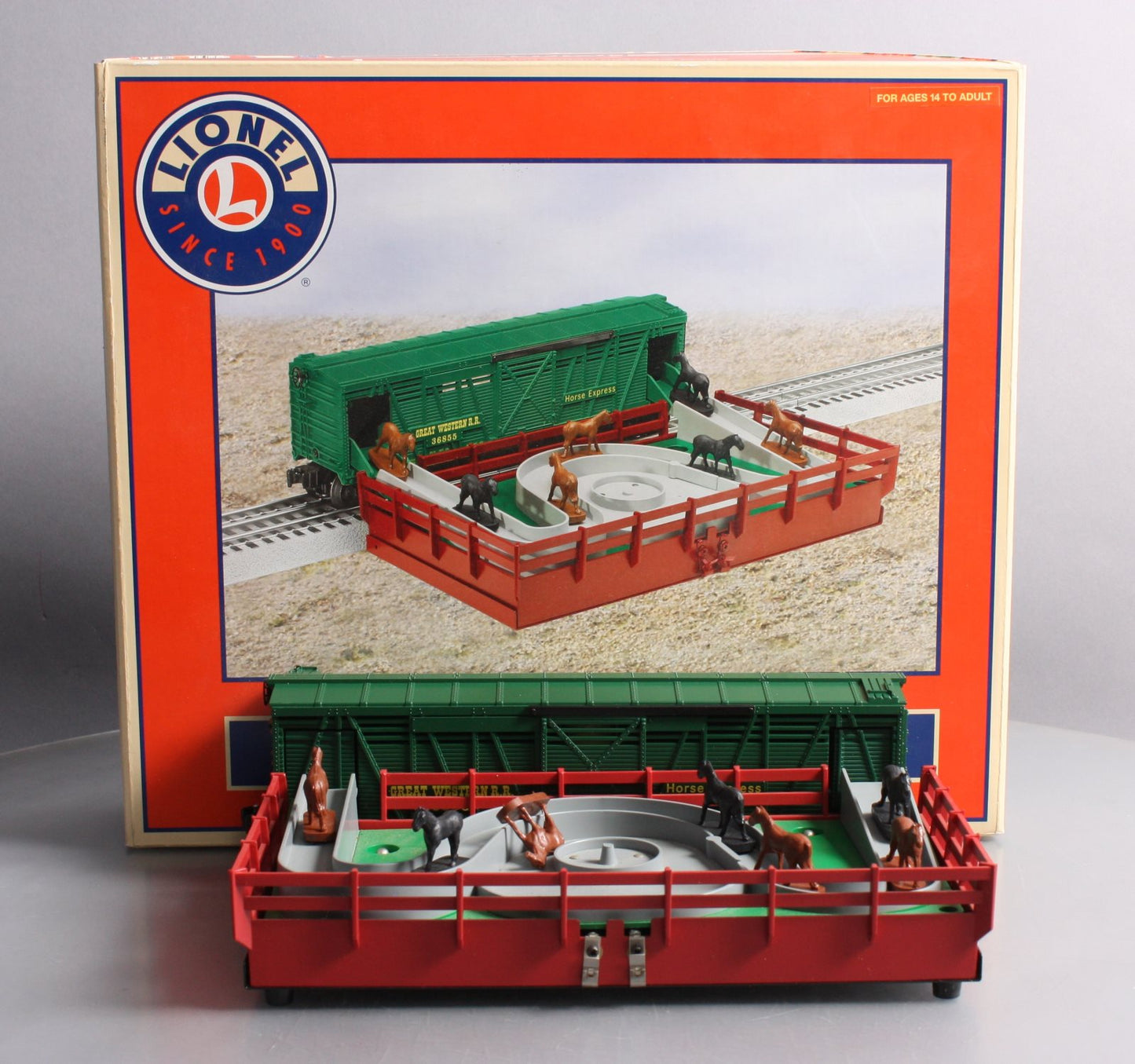 Lionel 6-36855 GW Operating Horse Car w/Corral