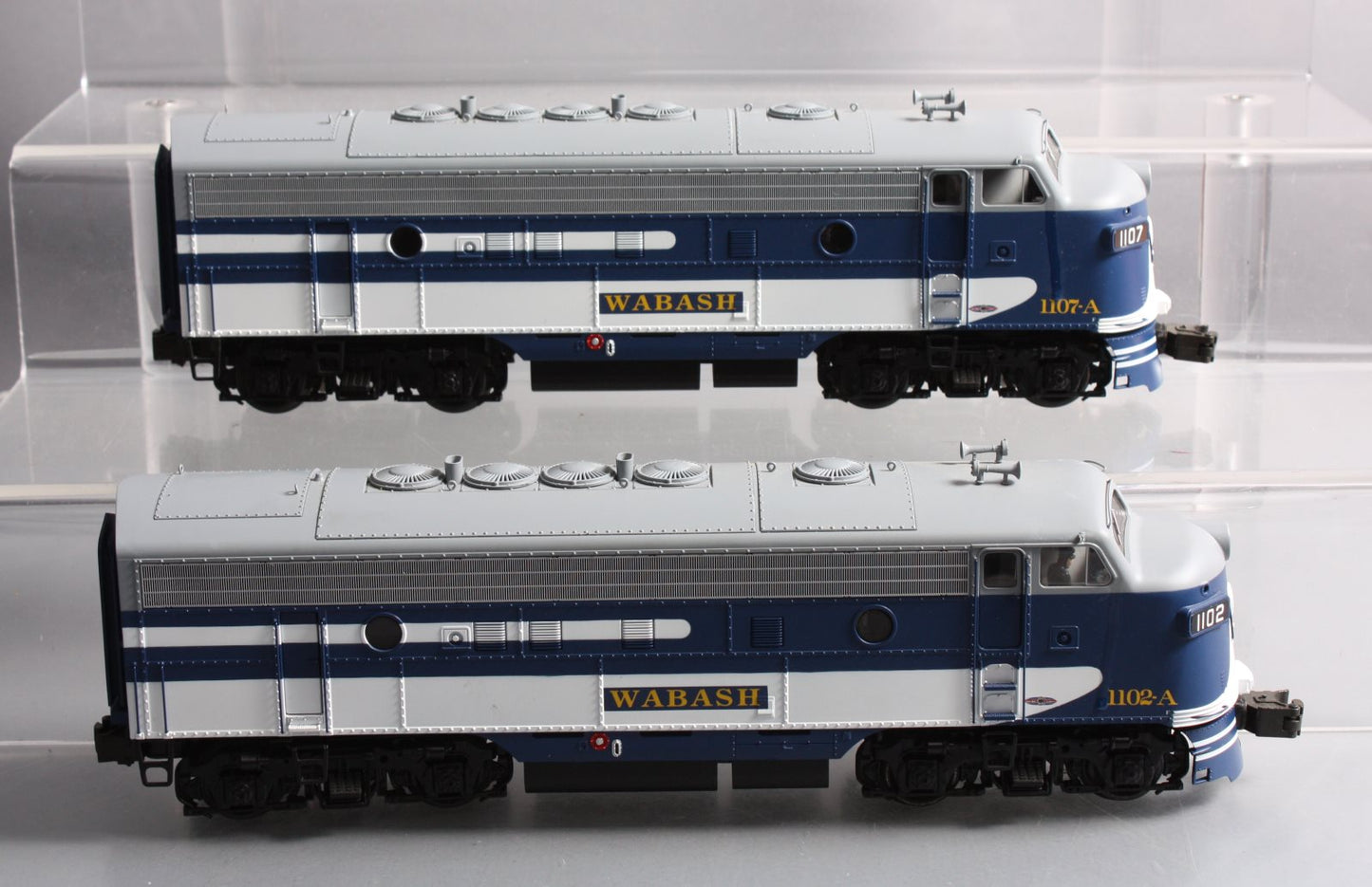 Lionel 6-38712 O Wabash F-7 A-A Diesel Locomotive Set #1102-A, #1107-A
