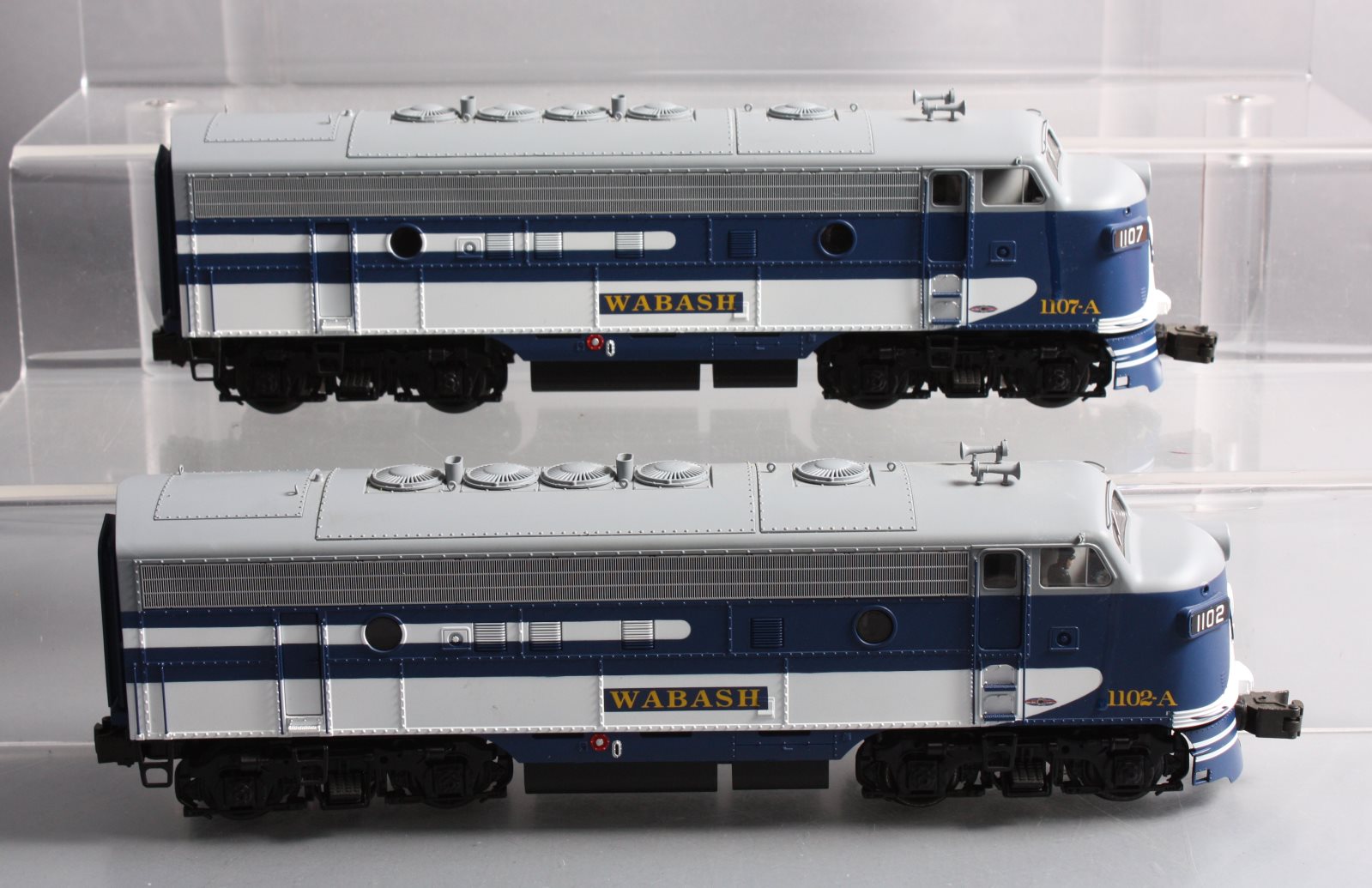 Lionel 6-38712 O Wabash F-7 A-A Diesel Locomotive Set #1102-A, #1107-A