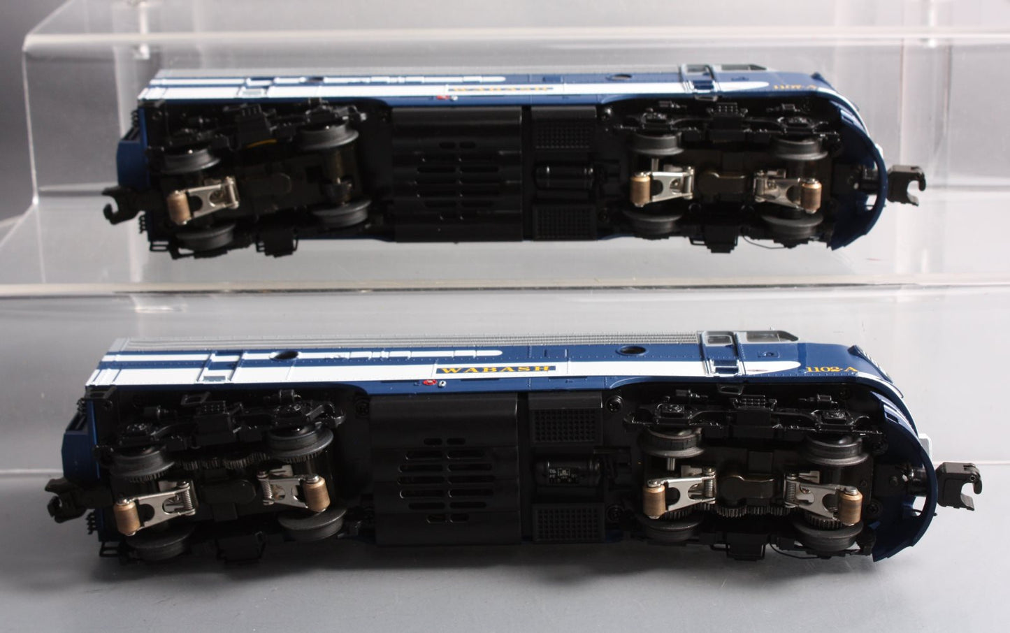 Lionel 6-38712 O Wabash F-7 A-A Diesel Locomotive Set #1102-A, #1107-A