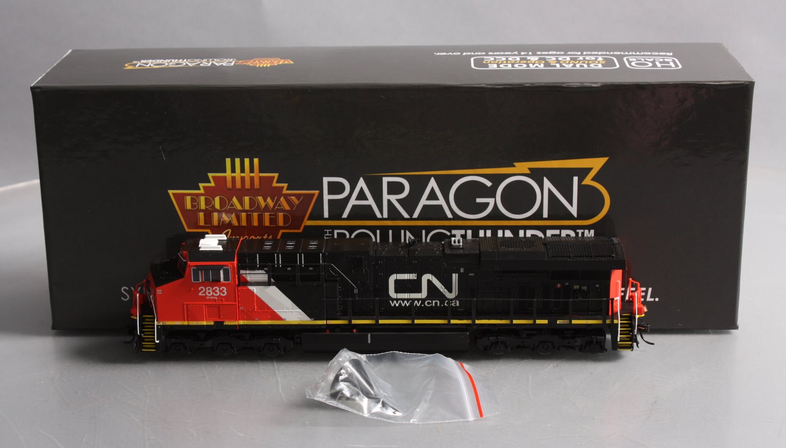 Broadway Limited 5478 HO Canadian National GE ES44AC Diesel Loco Paragon3 #2833