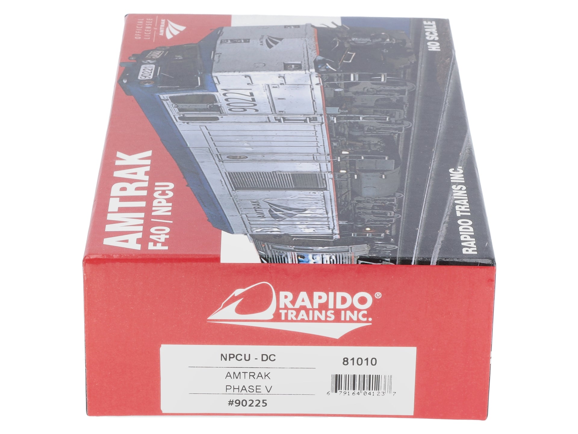 Rapido Trains 81010 HO Amtrak Cabbage NPCU Ph. V Swoosh Diesel Locomotive #90225