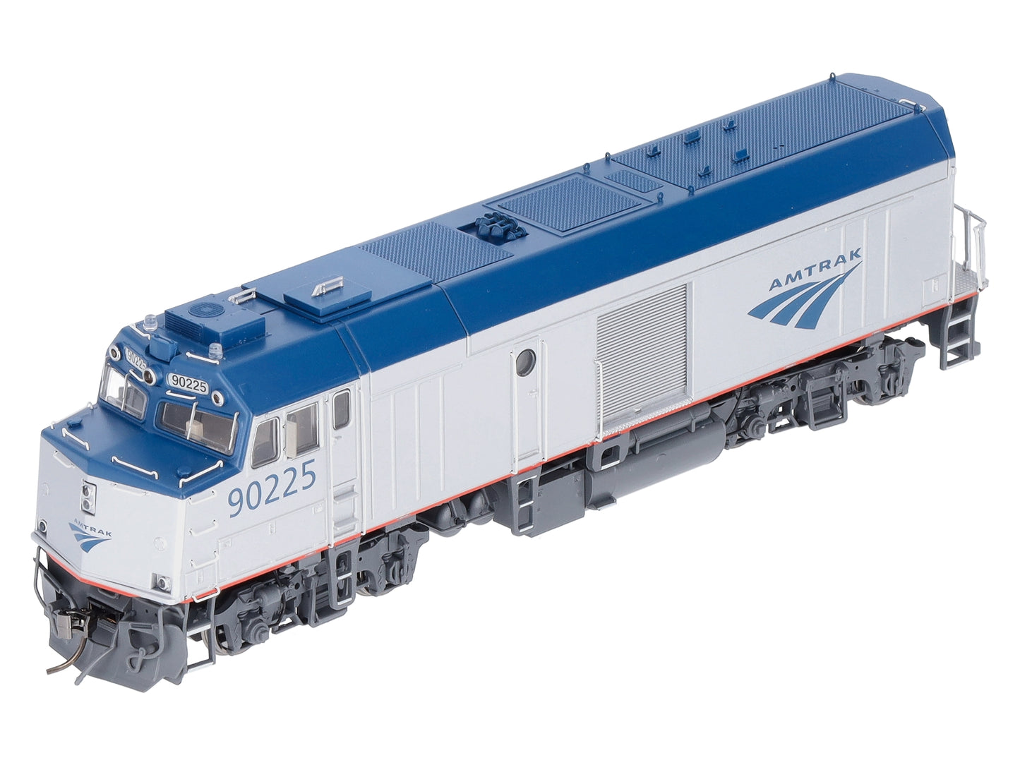 Rapido Trains 81010 HO Amtrak Cabbage NPCU Ph. V Swoosh Diesel Locomotive #90225