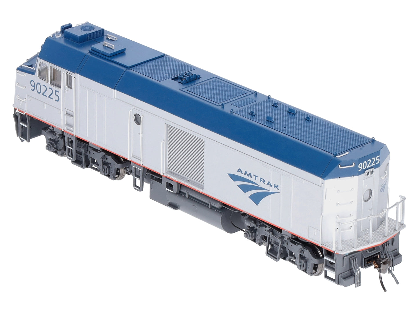 Rapido Trains 81010 HO Amtrak Cabbage NPCU Ph. V Swoosh Diesel Locomotive #90225