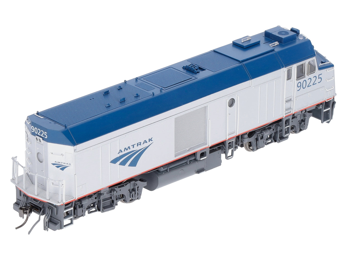 Rapido Trains 81010 HO Amtrak Cabbage NPCU Ph. V Swoosh Diesel Locomotive #90225