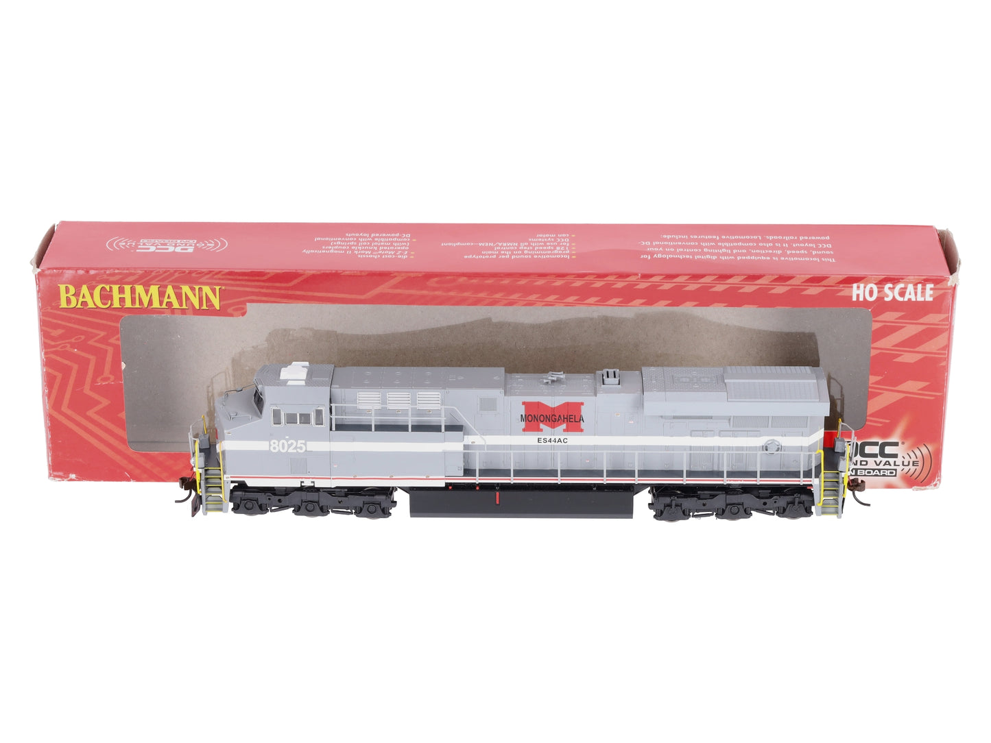 Bachmann 65407 HO Monongahela GE ES44AC Diesel Loco with Sound and DCC #8025