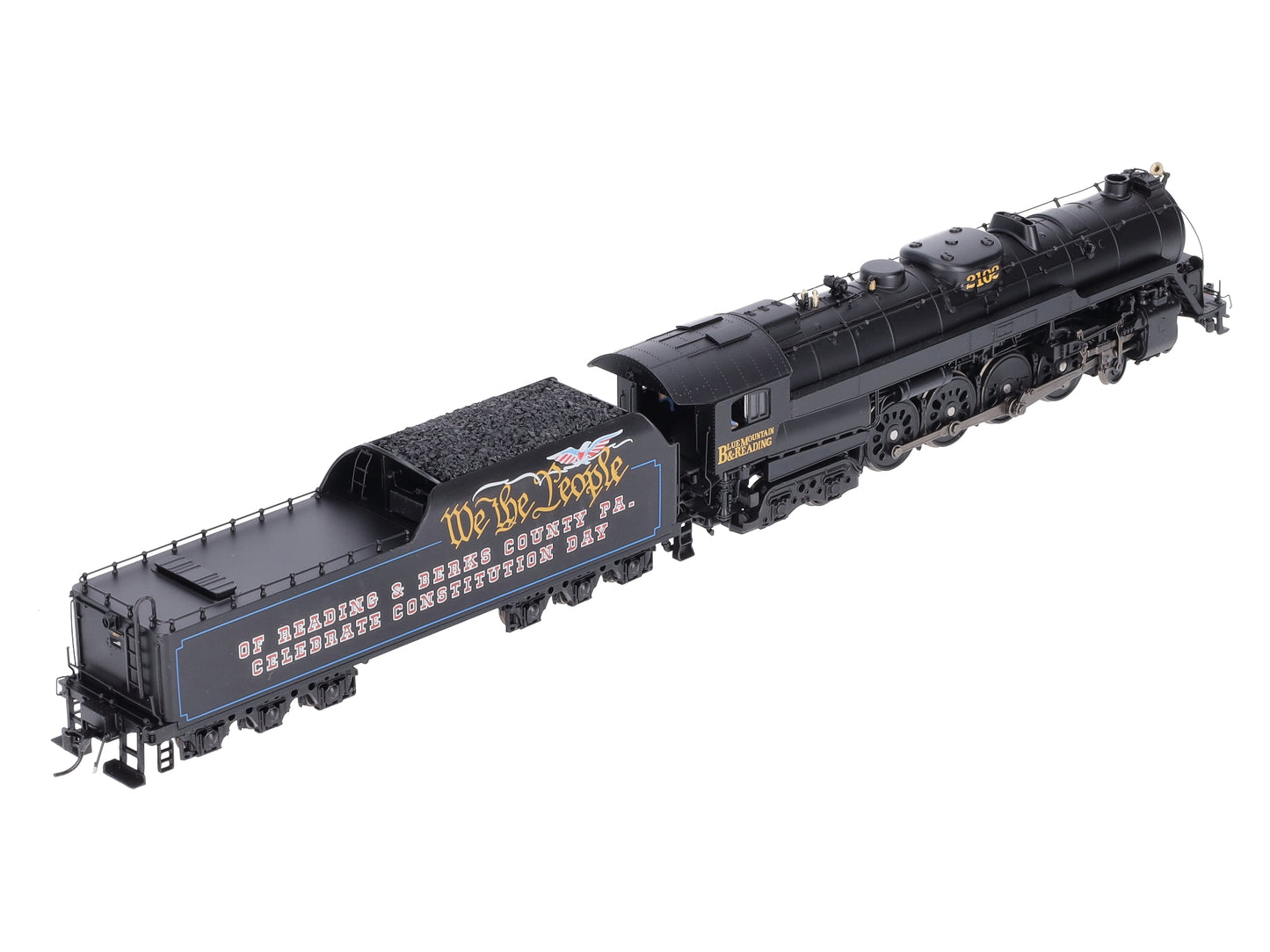 Broadway Limited 5778 HO RBM&N T1 4-8-4 Steam Locomotive #2102