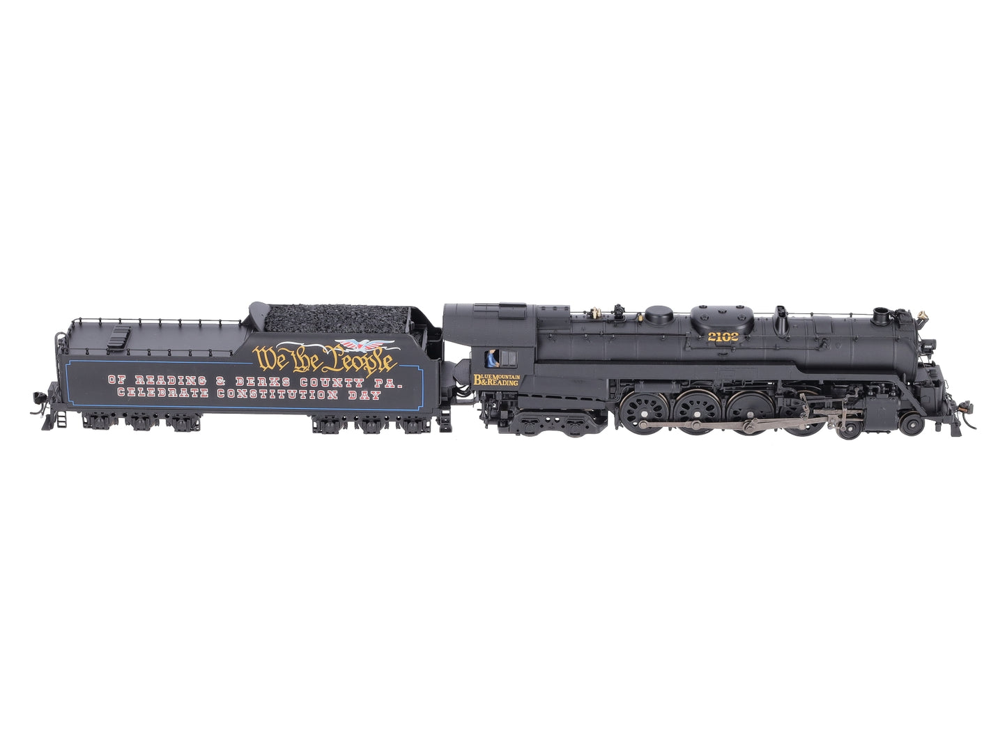 Broadway Limited 5778 HO RBM&N T1 4-8-4 Steam Locomotive #2102