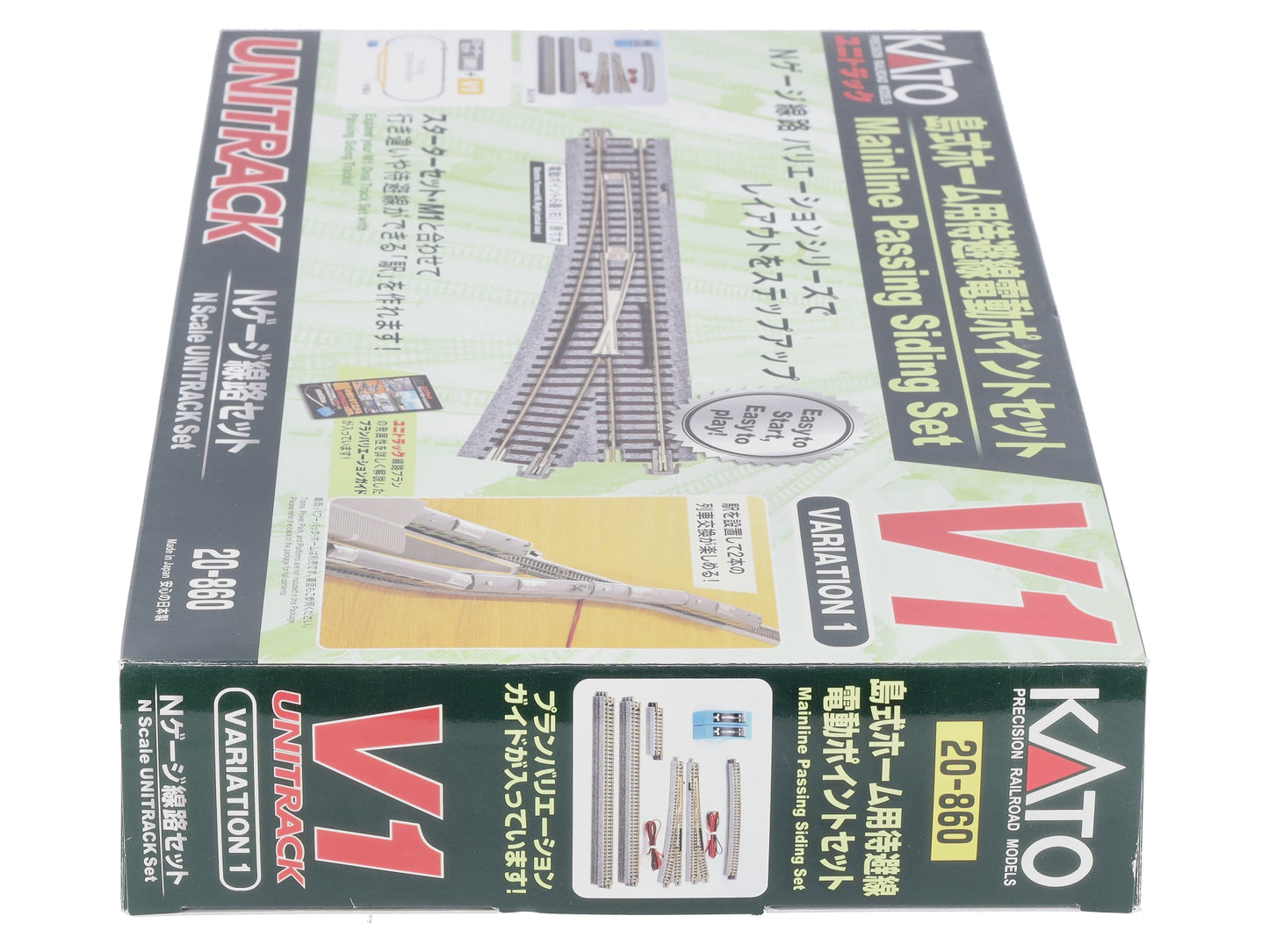 Kato 20-860 N Mainline Passing Siding Set UniTrack Variation 1