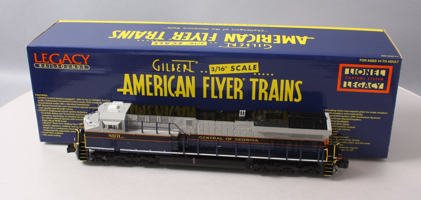 American Flyer 6-42542 S Central of Georgia NS Heritage ES44AC Diesel Loco #8101
