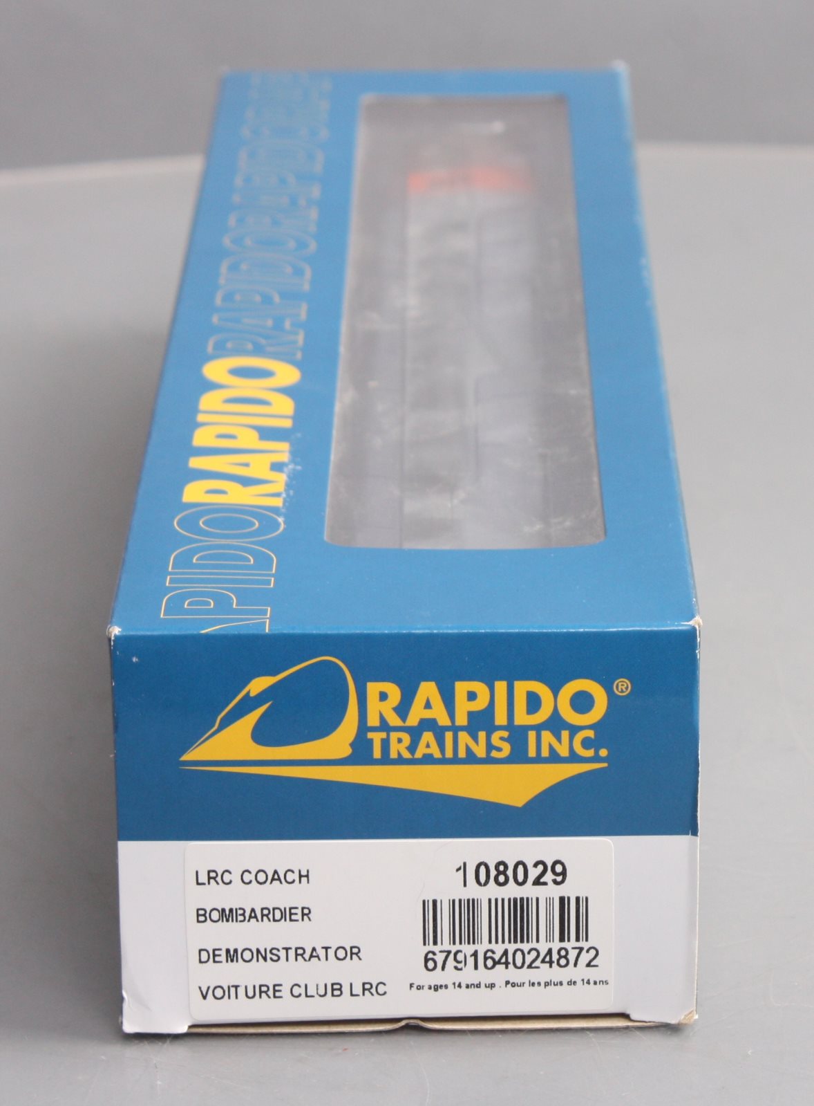 Rapido Trains 108029 HO Bombardier LRC Coach Super Continental Line