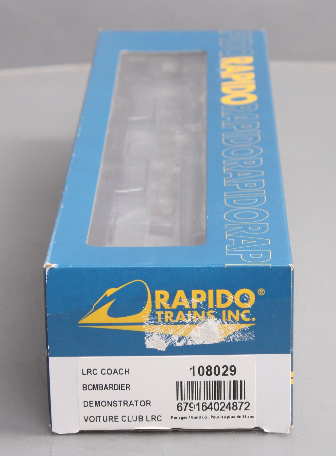 Rapido Trains 108029 HO Bombardier LRC Coach Super Continental Line