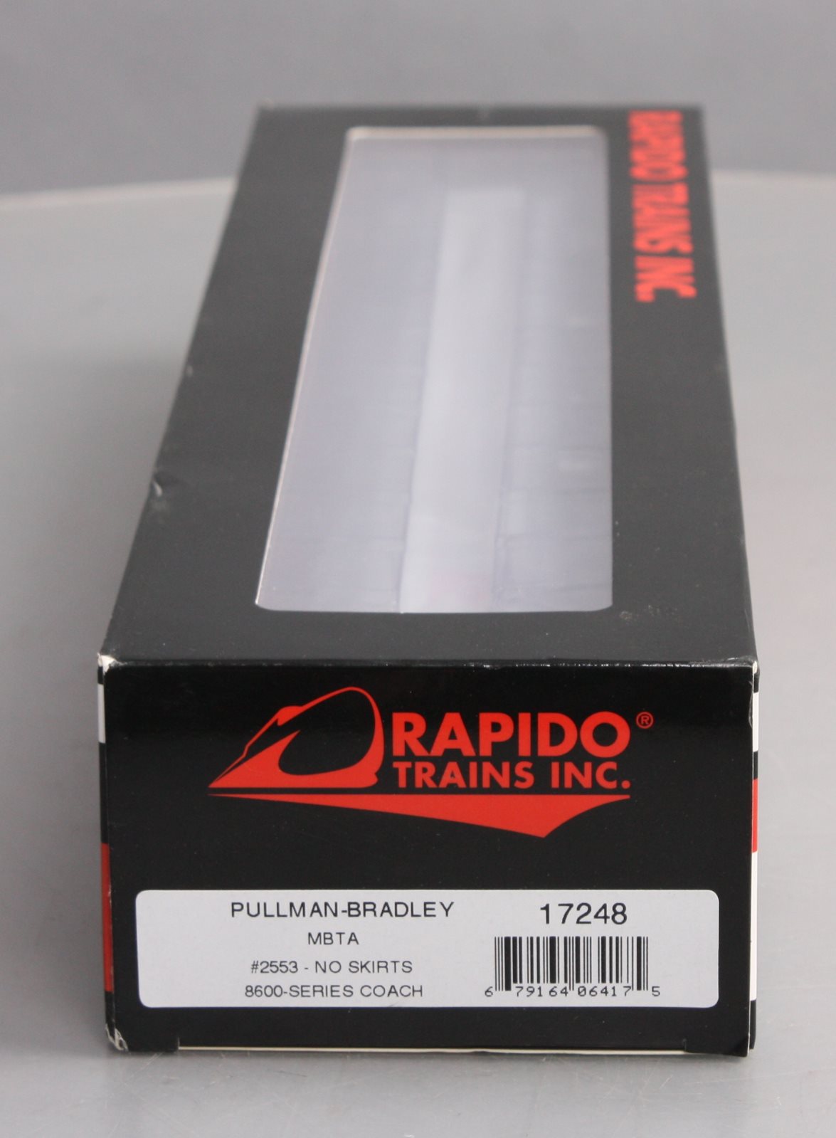 Rapido Trains 017248 HO MBTA NH 8600 Series Coach Car w/o Skirts #2553