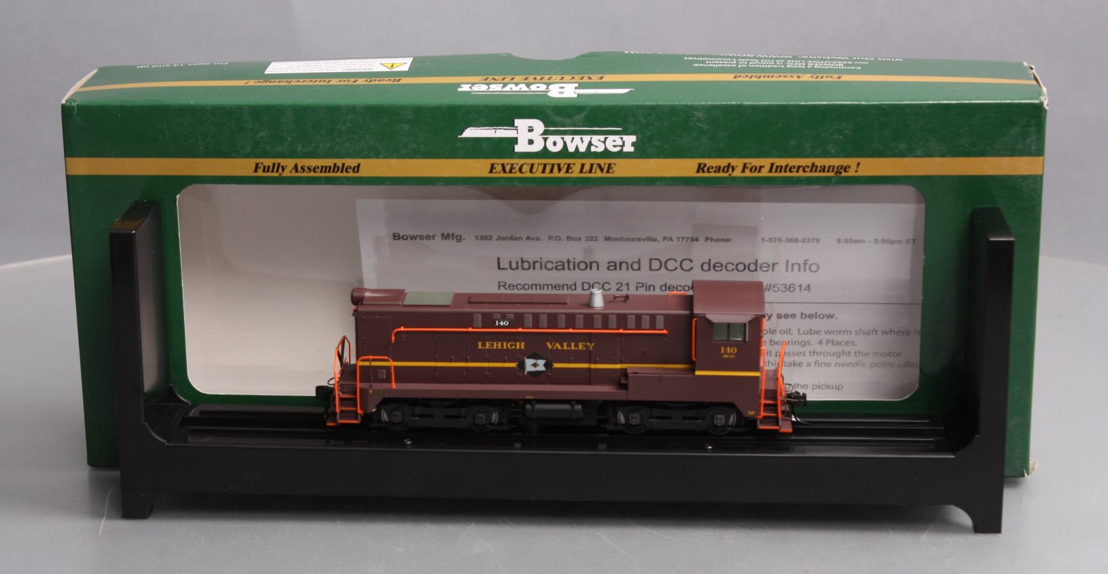 Bowser 24789 HO Lehigh Valley Baldwin DS 4-4-1000 Diesel Locomotive #140