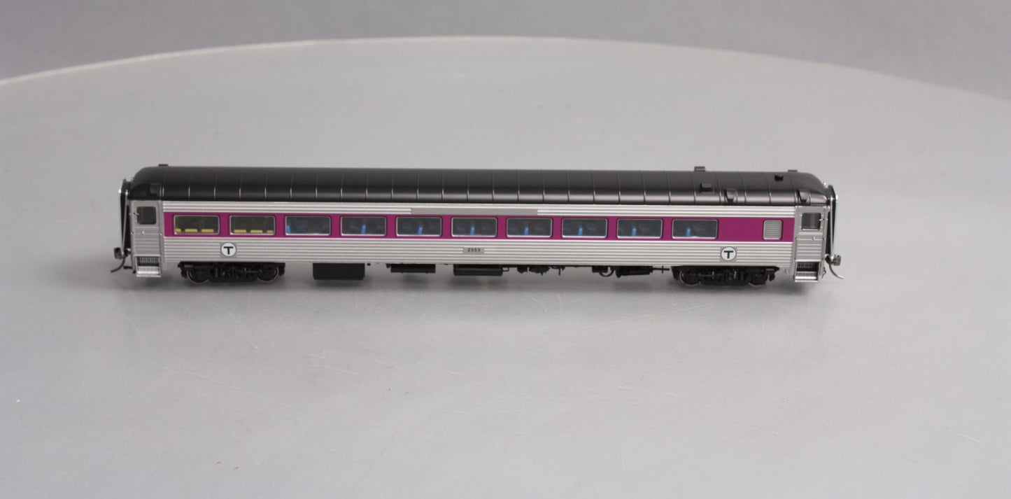 Rapido Trains 017248 HO MBTA NH 8600 Series Coach Car w/o Skirts #2553