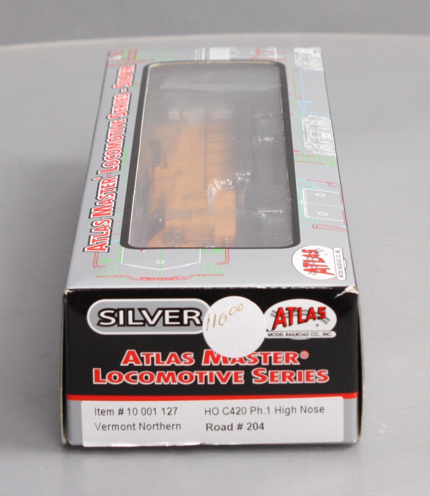 Atlas 10001127 HO Vermont Northern C420 Ph.1 High Nose Diesel Locomotive #204