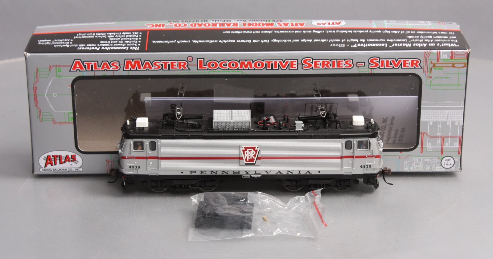 Atlas 10001664 HO Pennsylvania Master AEM-7/ALP-44 Electric Locomotive #4939