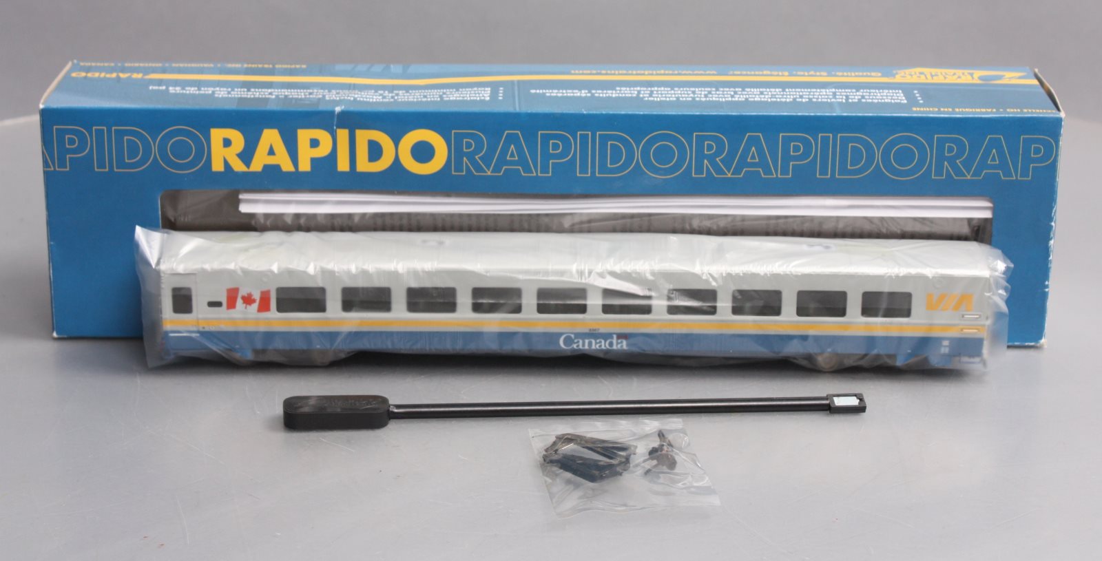 Rapido Trains 108026 HO VIA Streamlined LRC Coach #3367