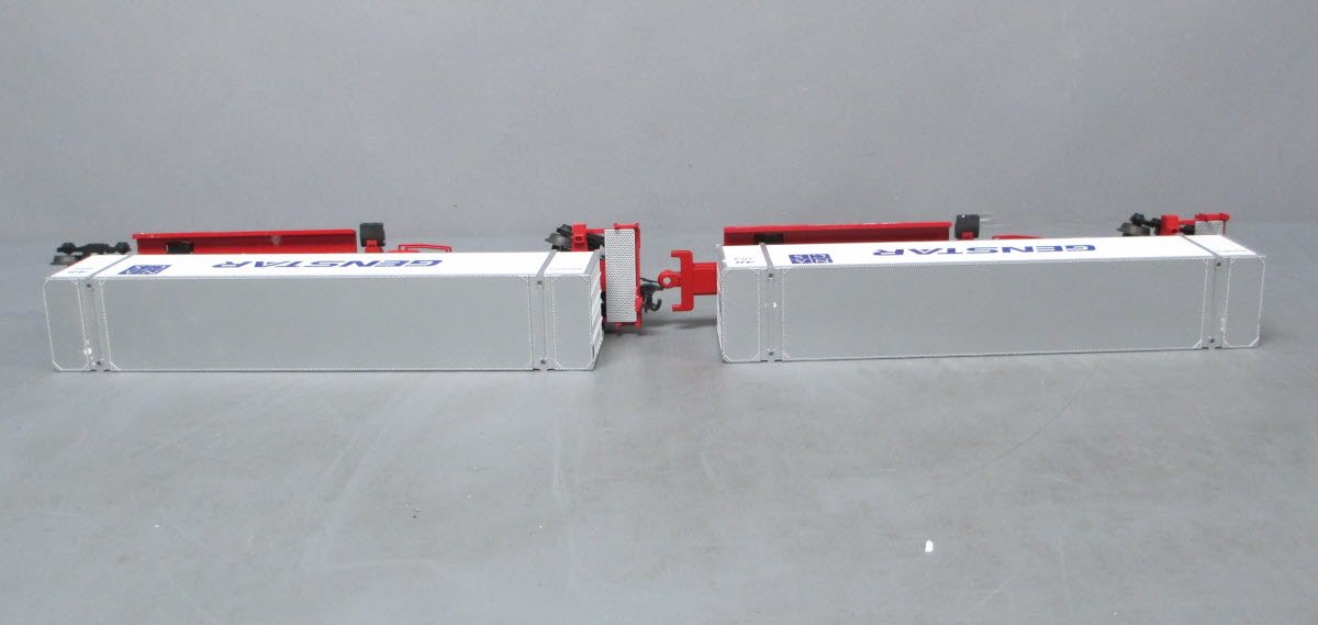 MTH 20-95088 O FEC Spine Car Set with 2 48' Containers (Set of 2)