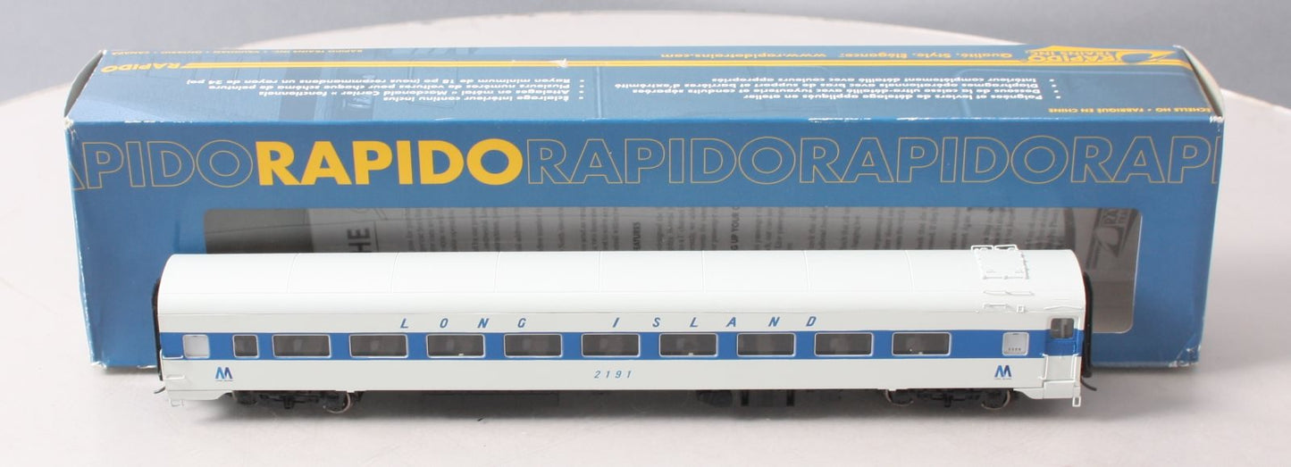 Rapido Trains 100352 HO Long Island CC&F Lightweight Coach #2191