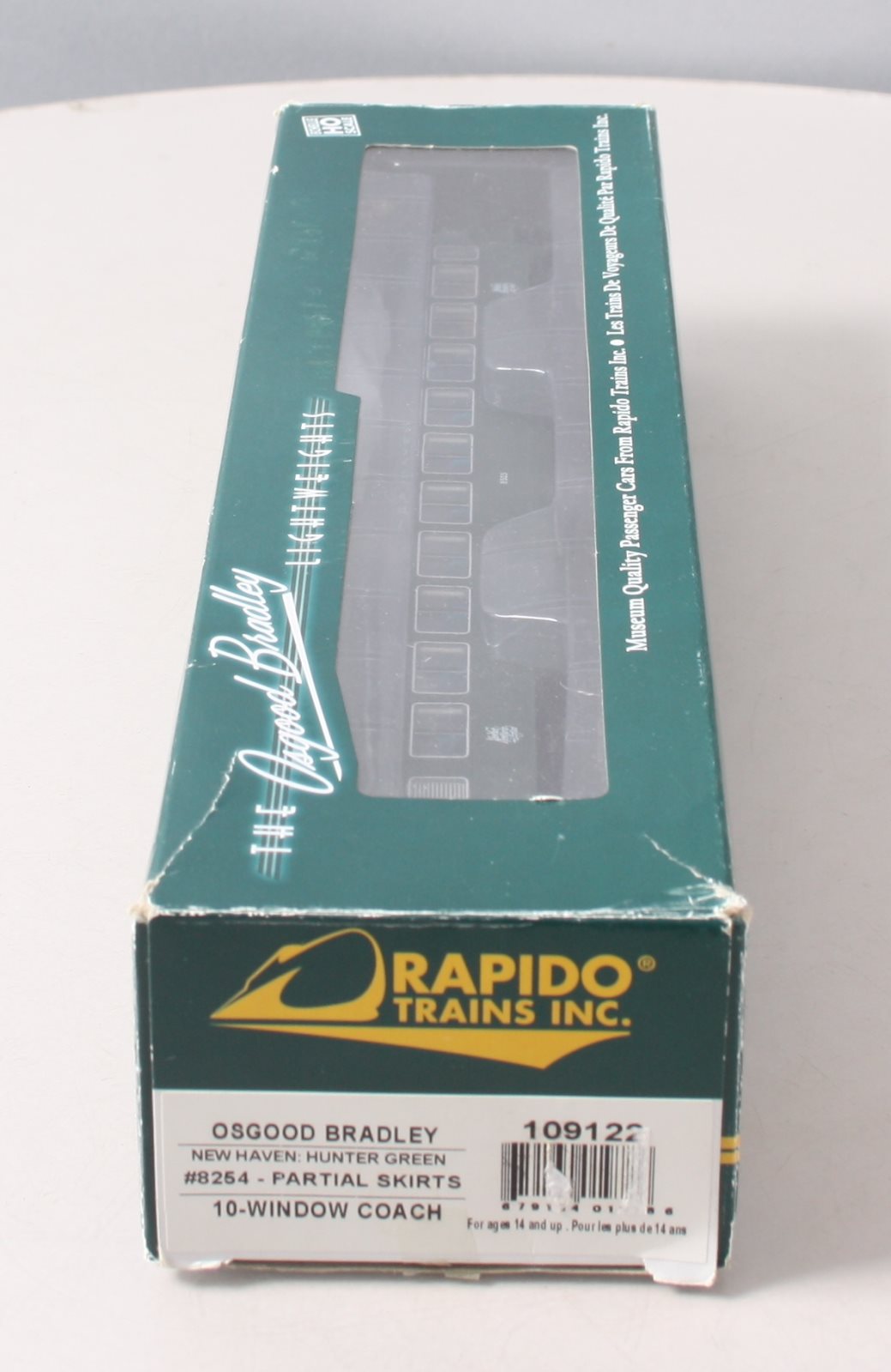 Rapido Trains 109122 HO New Haven 10-Window Coach #8254