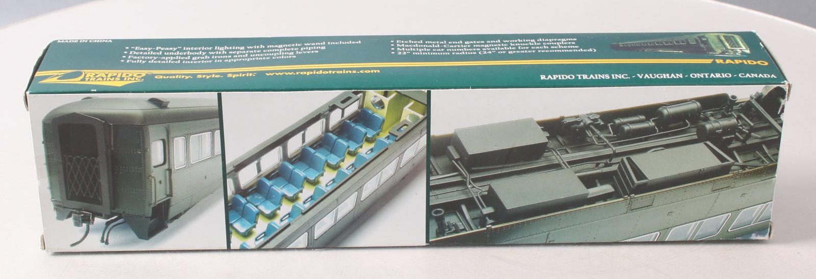 Rapido Trains 109071 HO Long Island Rail Road Lightweight 10-Window Coach