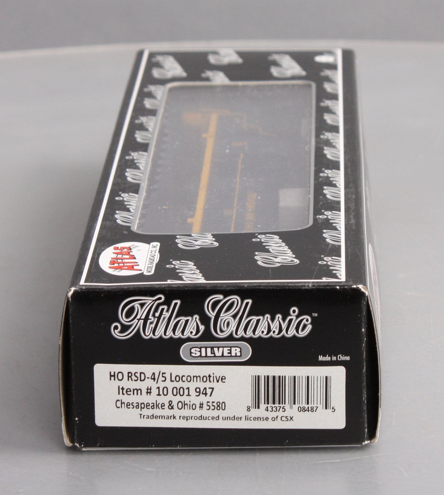 Atlas 10001947 HO Chesapeake and Ohio Silver Series RSD-4/5 Locomotive #5580