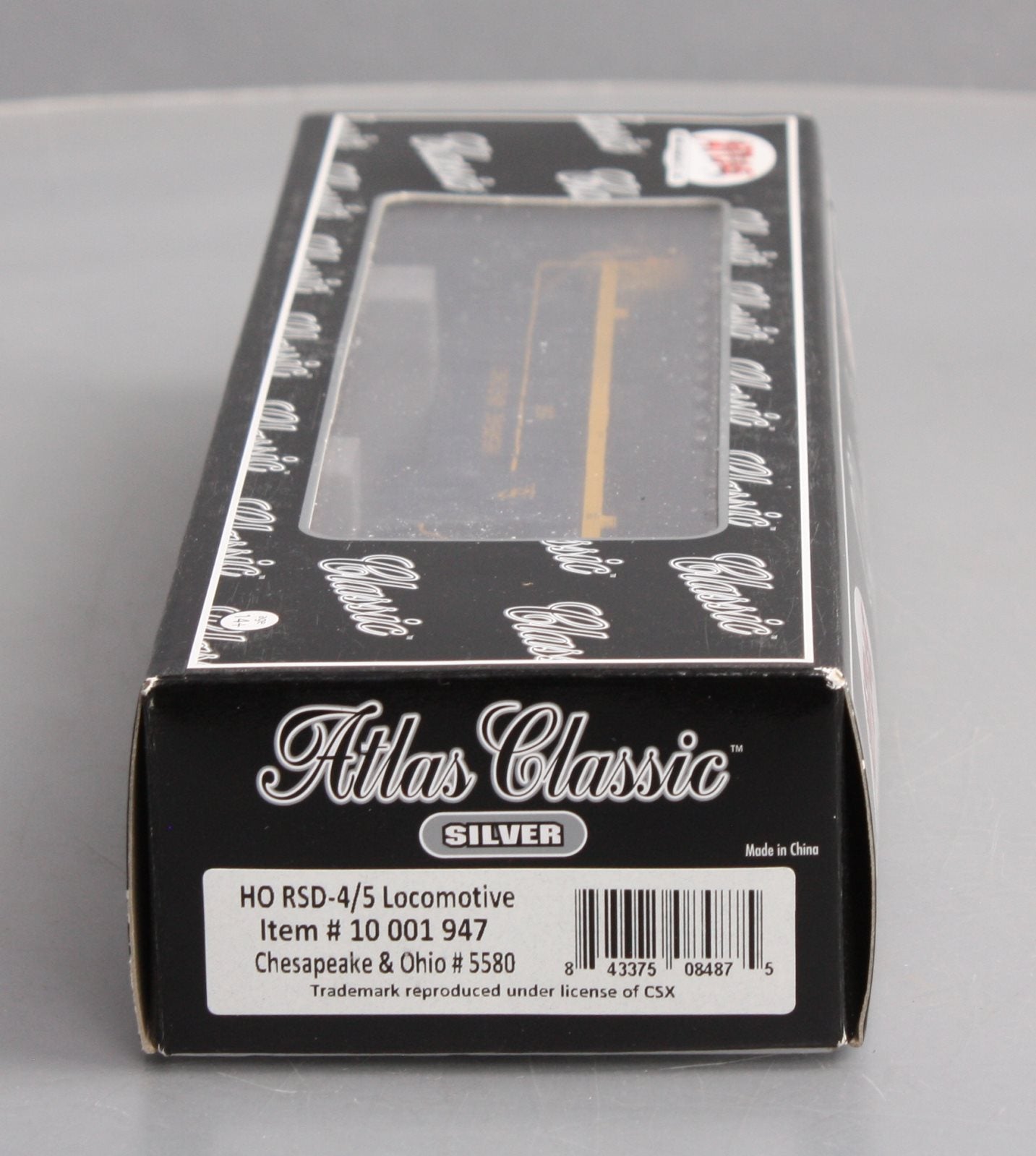 Atlas 10001947 HO Chesapeake and Ohio Silver Series RSD-4/5 Locomotive #5580