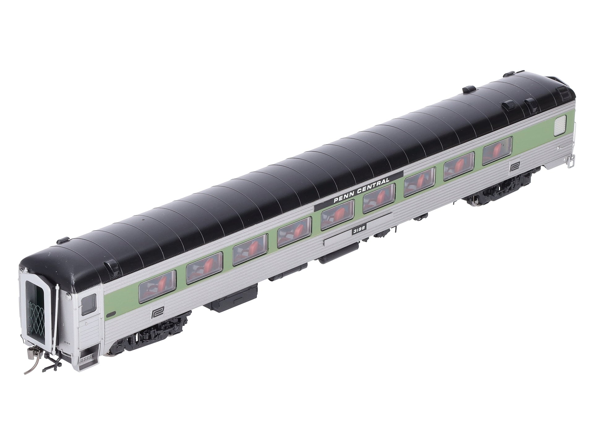 Rapido Trains 17136 HO Penn Central Parlor Car #3198