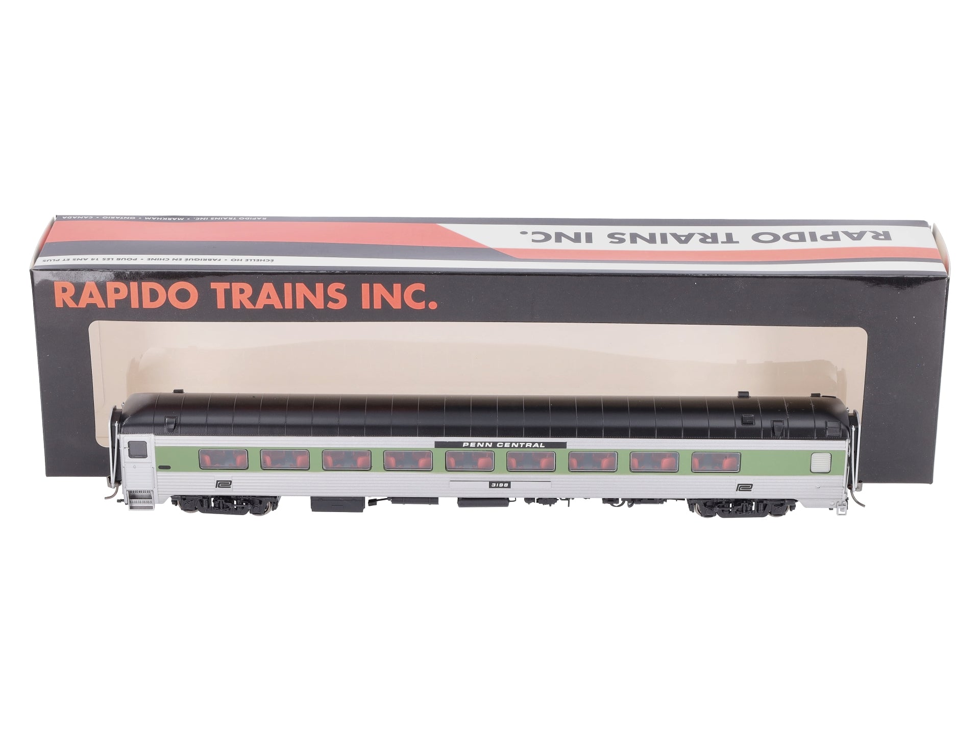 Rapido Trains 17136 HO Penn Central Parlor Car #3198