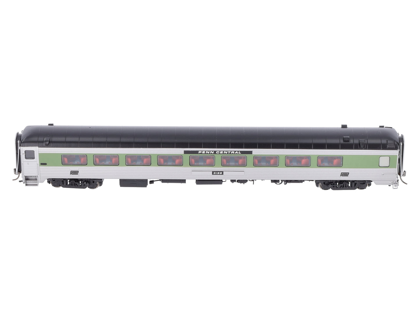 Rapido Trains 17136 HO Penn Central Parlor Car #3198