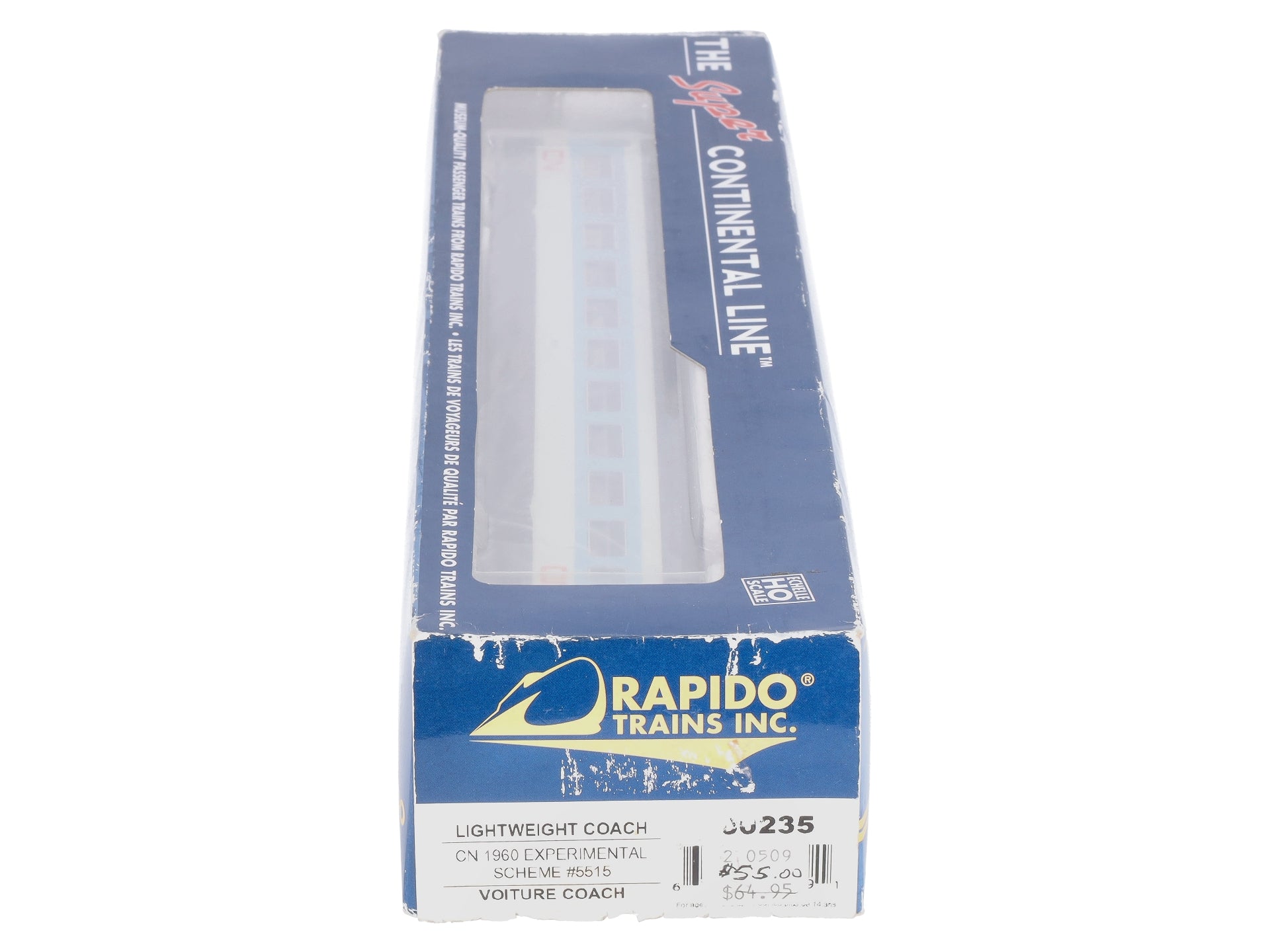 Rapido Trains 100235 HO CN Demo Super Continental Line Passenger Car #5515