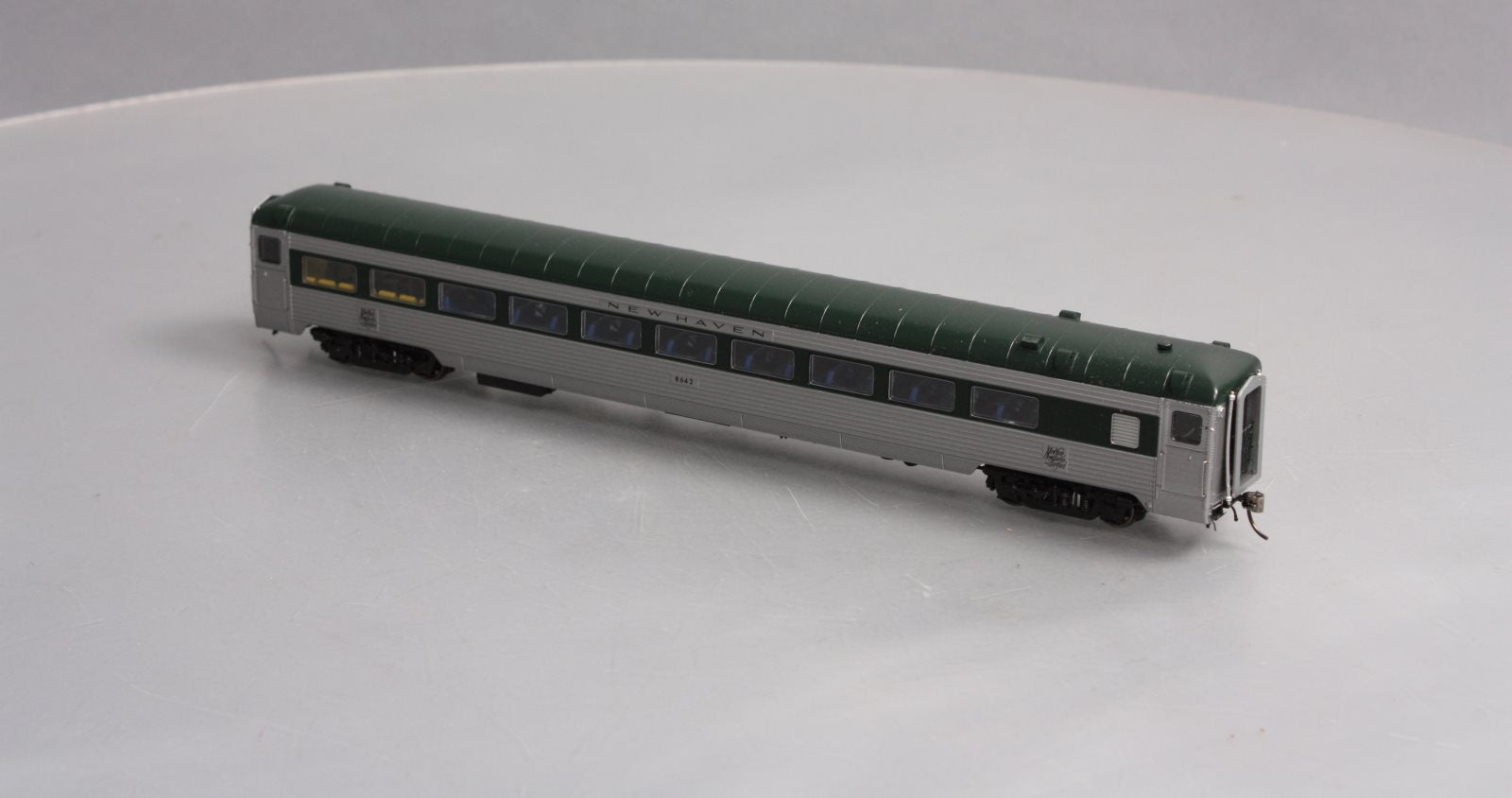 Rapido Trains 17006 HO New Haven Pullman-Bradley Stainless Steel Coach #8642