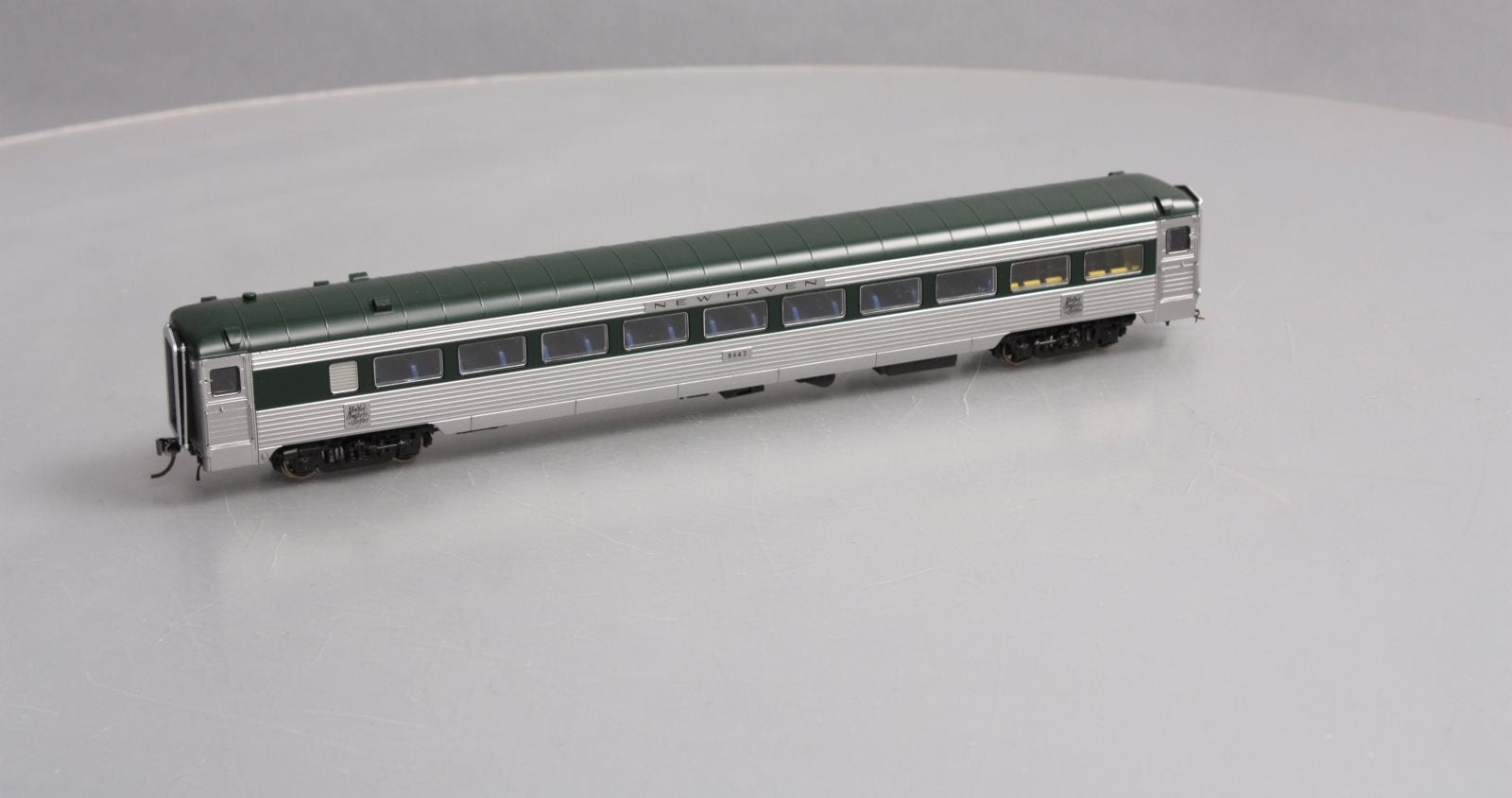 Rapido Trains 17006 HO New Haven Pullman-Bradley Stainless Steel Coach #8642