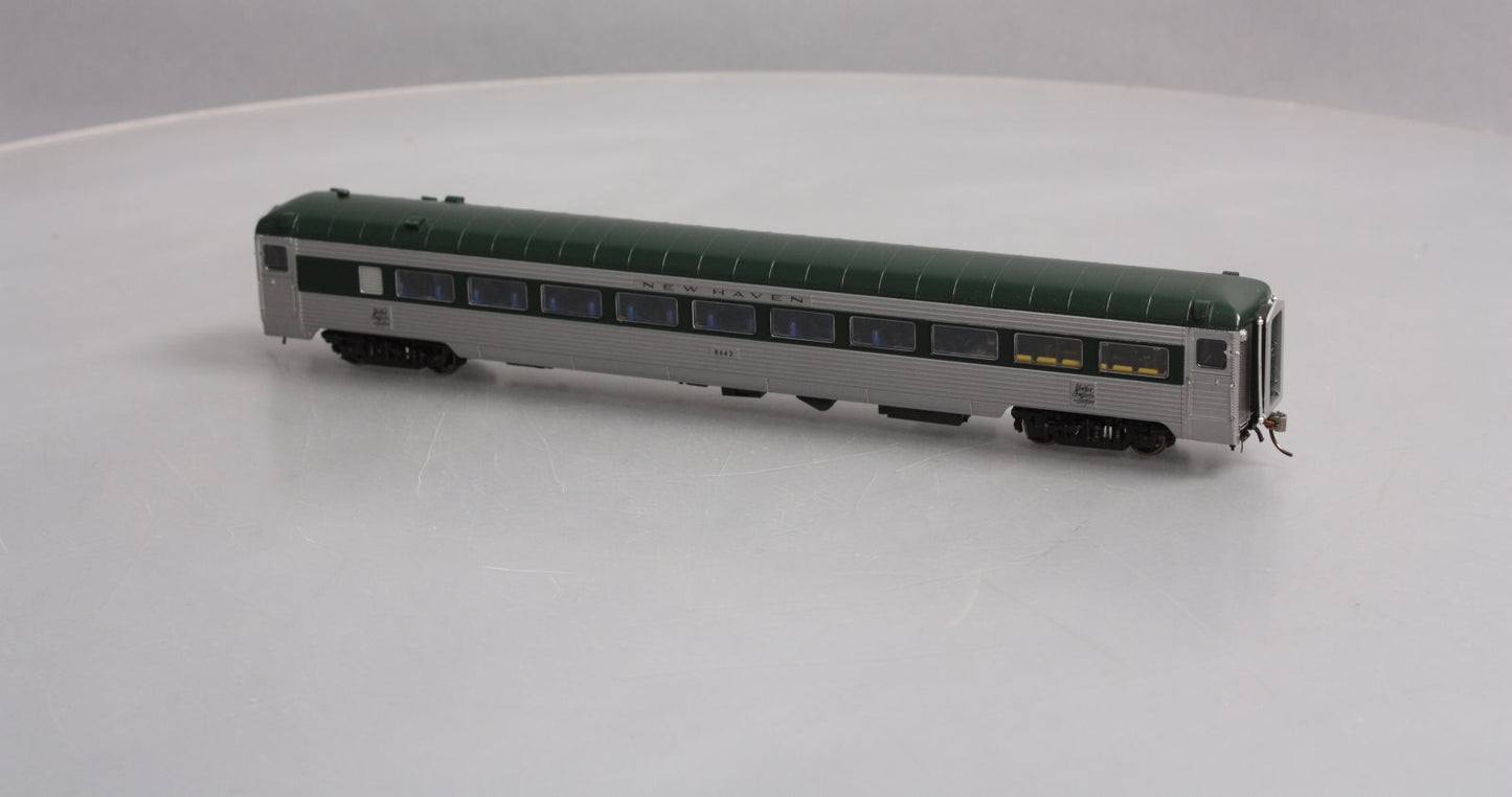 Rapido Trains 17006 HO New Haven Pullman-Bradley Stainless Steel Coach #8642