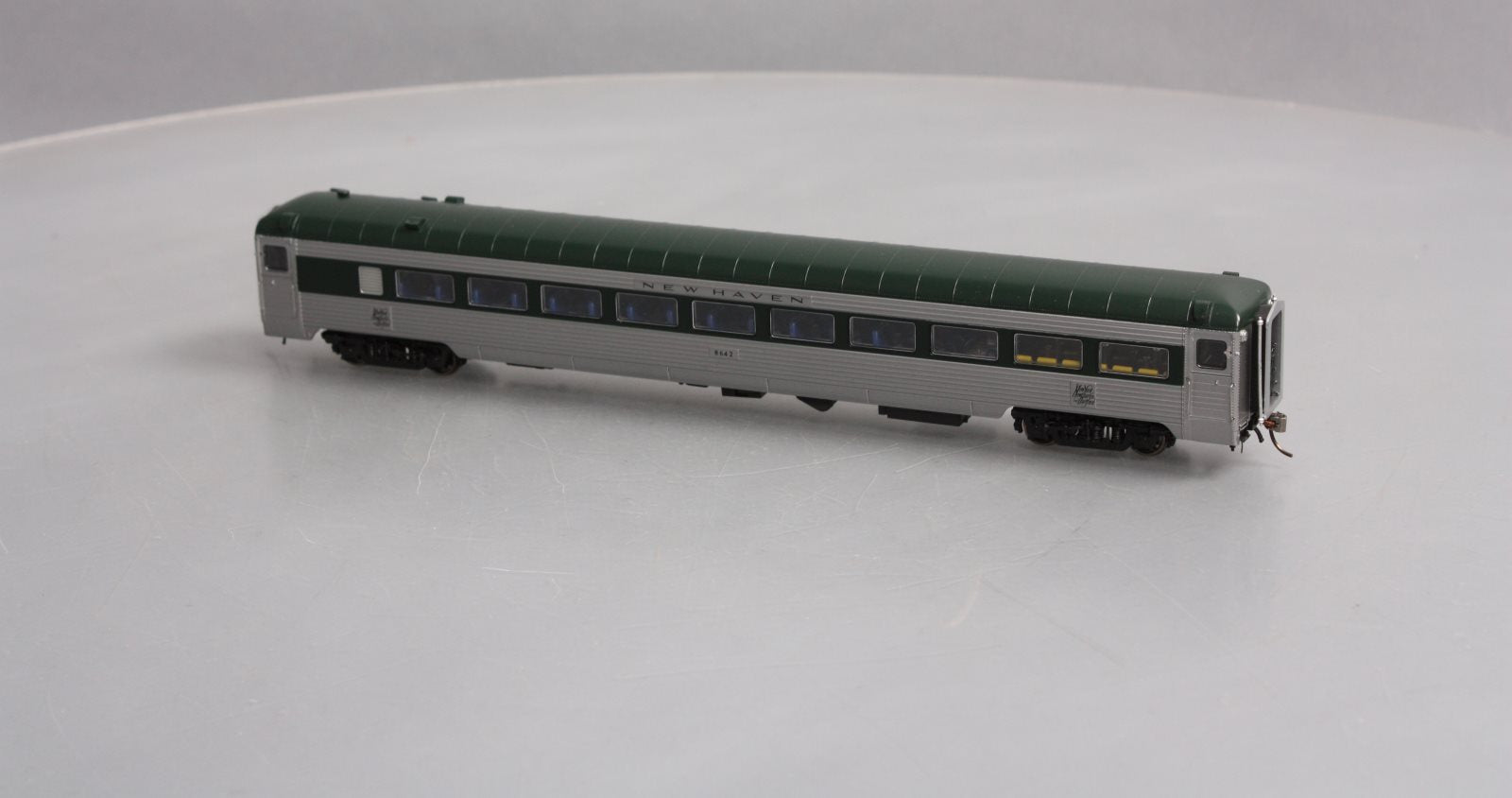 Rapido Trains 17006 HO New Haven Pullman-Bradley Stainless Steel Coach #8642
