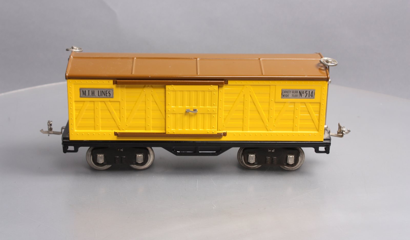 MTH 11-30045 Yellow & Brown No.514 Gauge Box Car