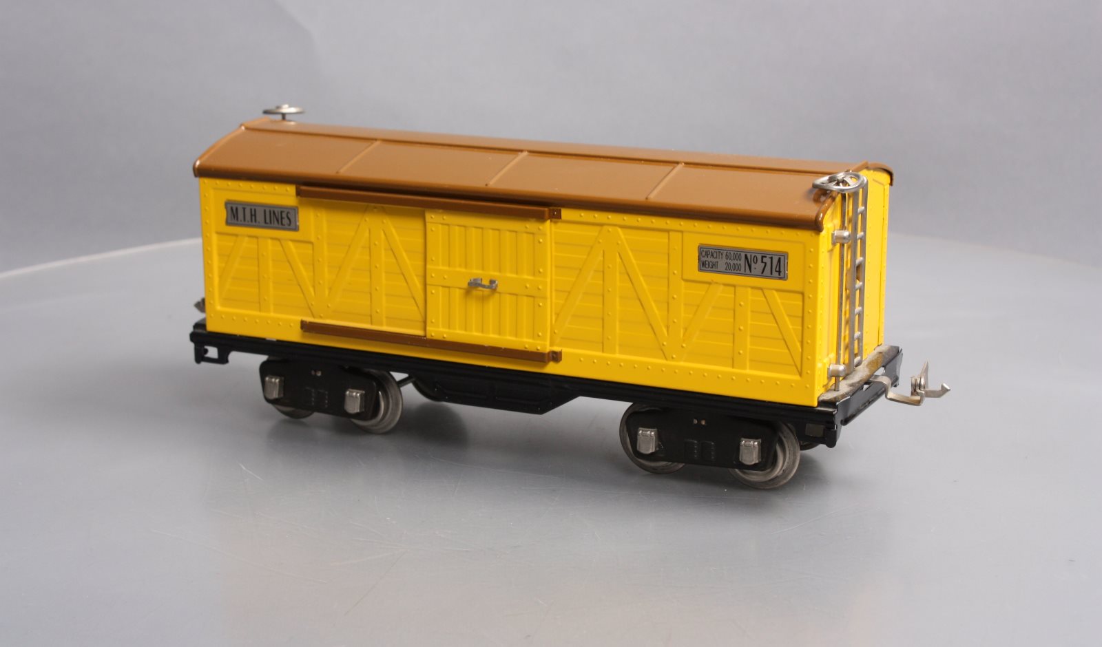 MTH 11-30045 Yellow & Brown No.514 Gauge Box Car