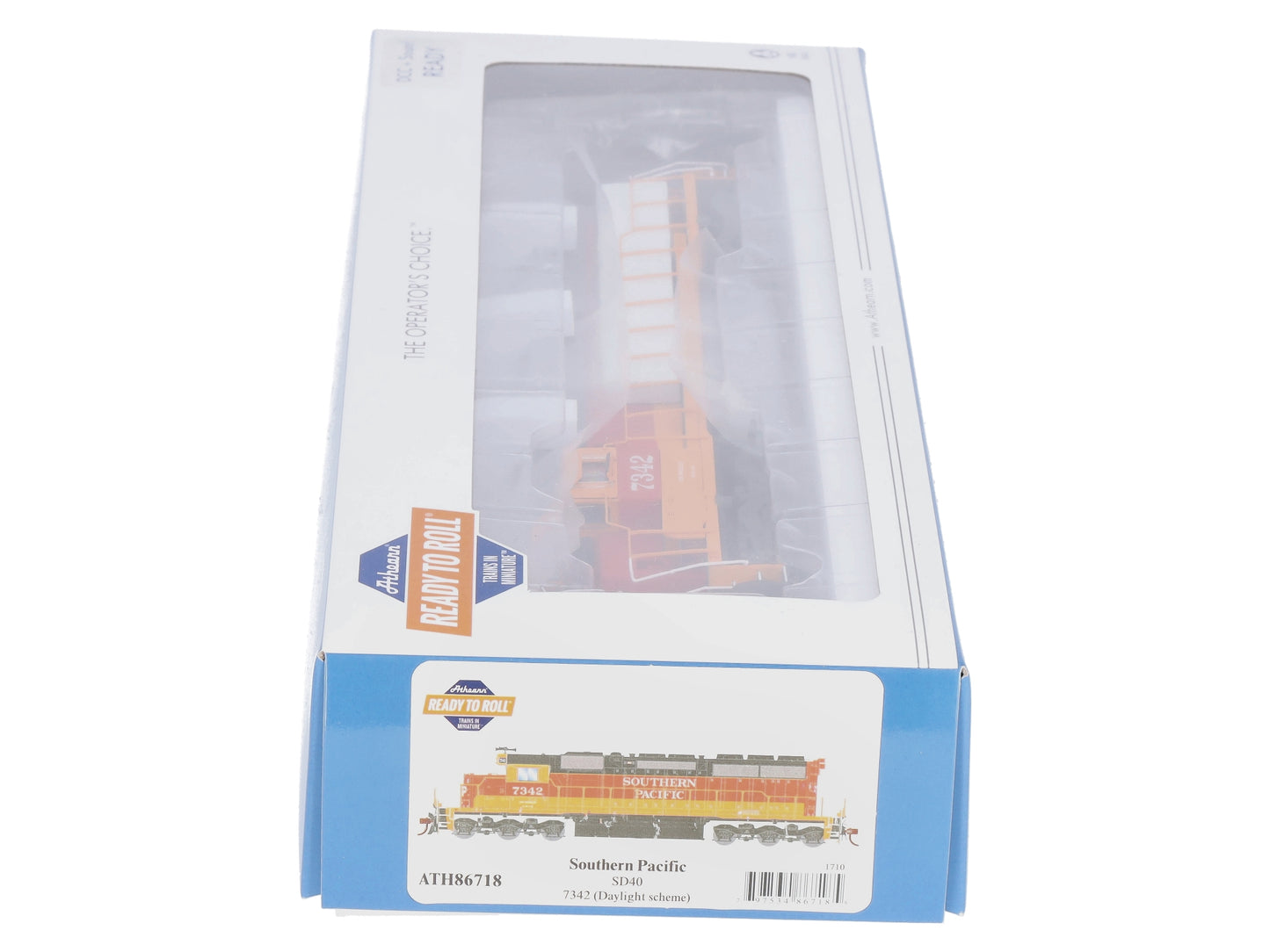 Athearn 86718 HO Southern Pacific Daylight SD40 Diesel Locomotive #7342