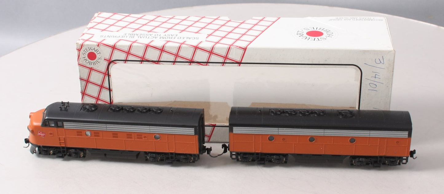 Stewart 5914 HO Milwaukee Road EMD F9 A/B Diesel Locomotive Set