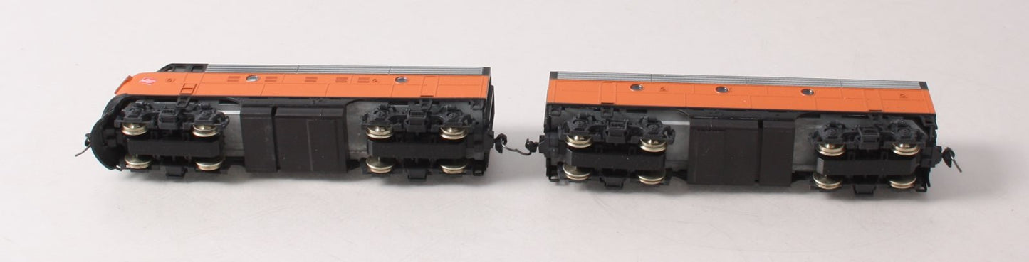 Stewart 5914 HO Milwaukee Road EMD F9 A/B Diesel Locomotive Set