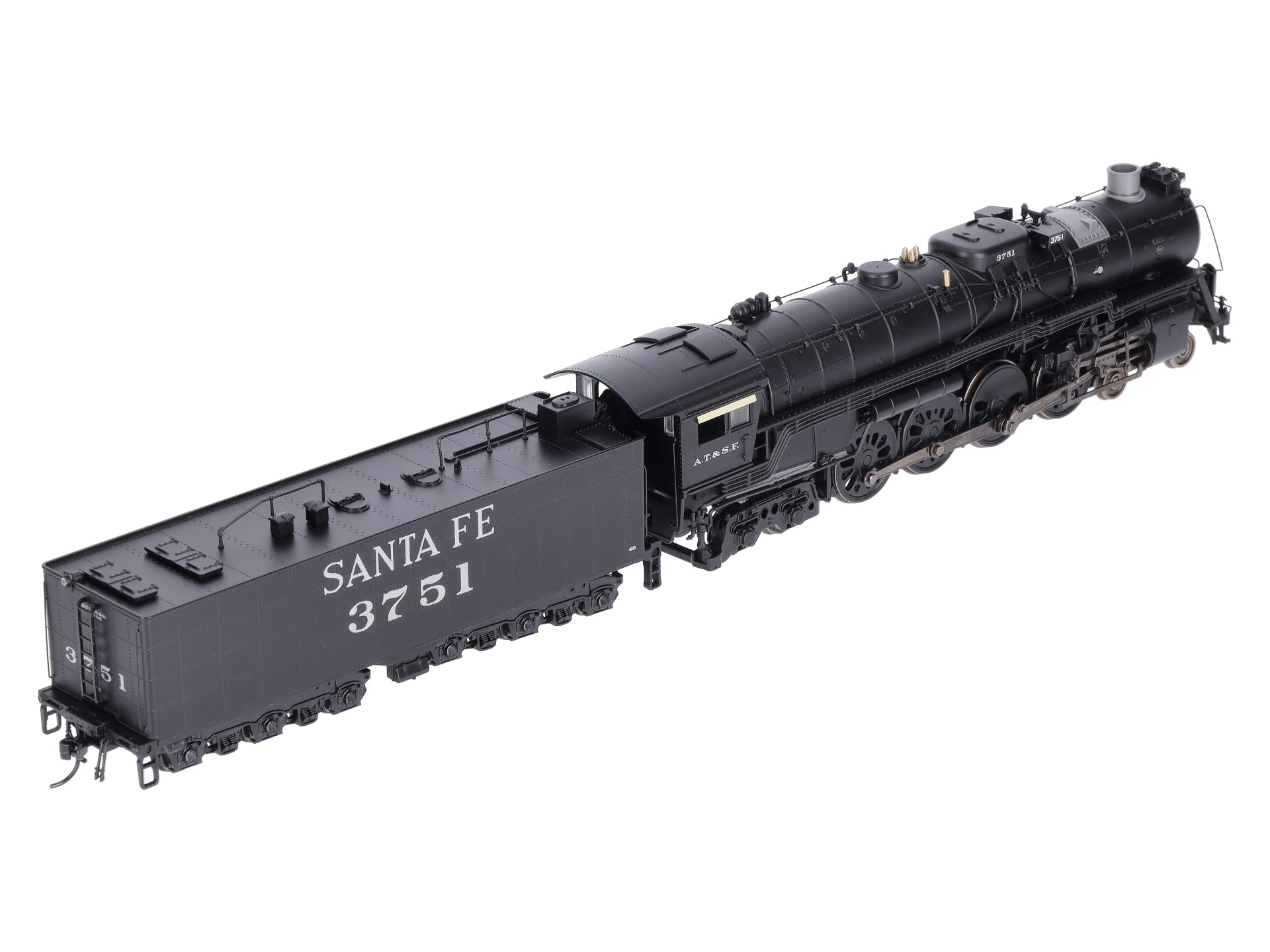 Broadway Limited 4593 HO ATSF 4-8-4 Steam Loco Paragon3 Sound/DC/DCC #3751