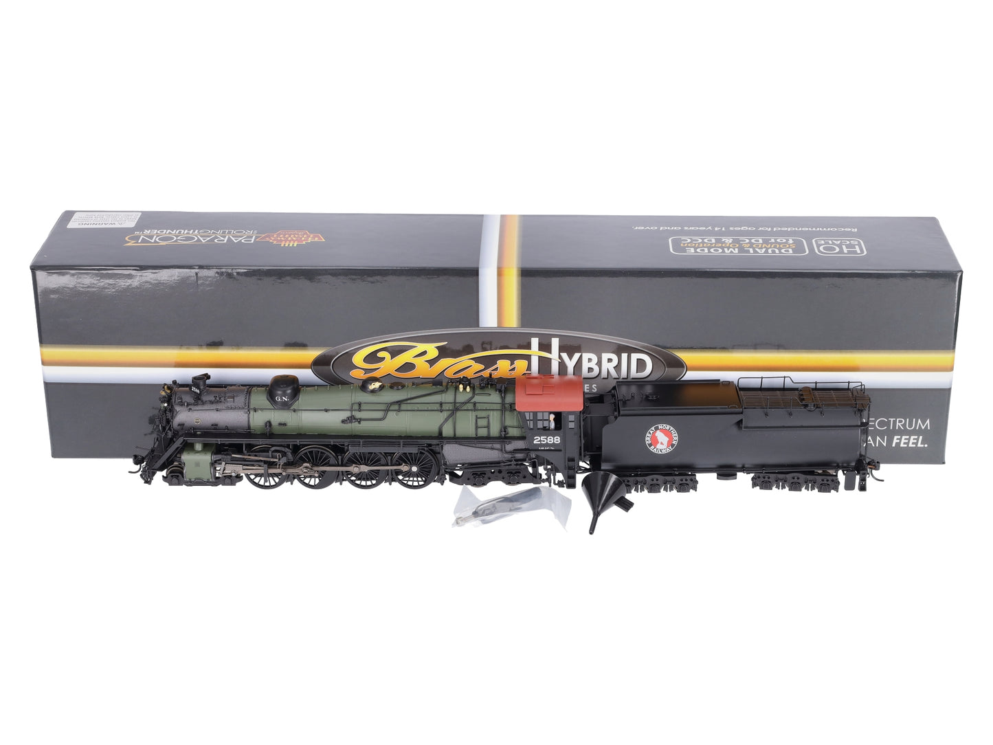Broadway Limited 5645 HO Great Northern S-2 4-8-4 Open Cab with Sound #2588