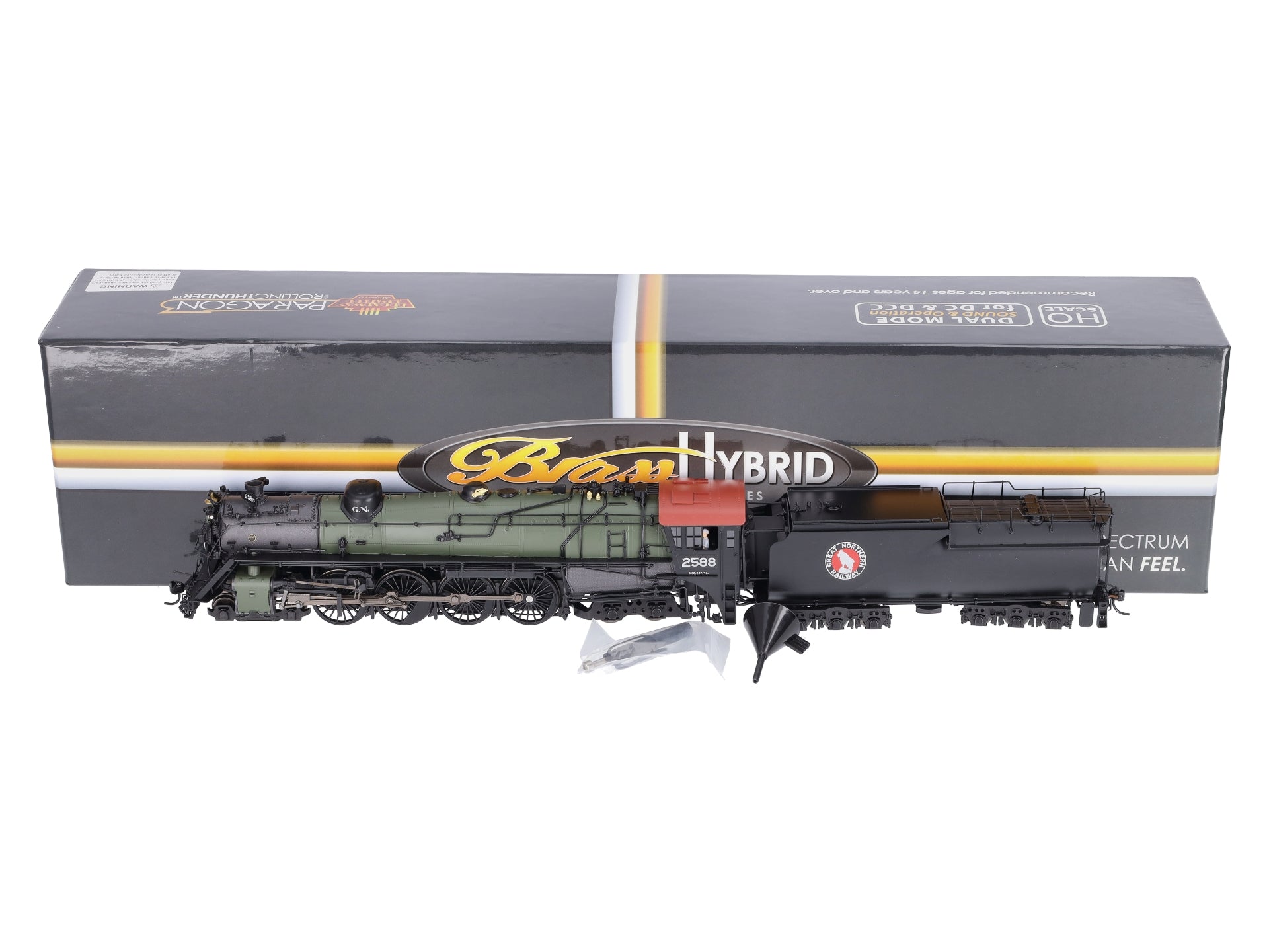 Broadway Limited 5645 HO Great Northern S-2 4-8-4 Open Cab with Sound #2588