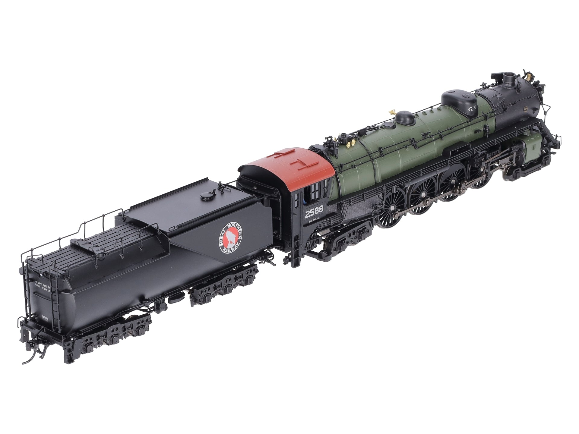Broadway Limited 5645 HO Great Northern S-2 4-8-4 Open Cab with