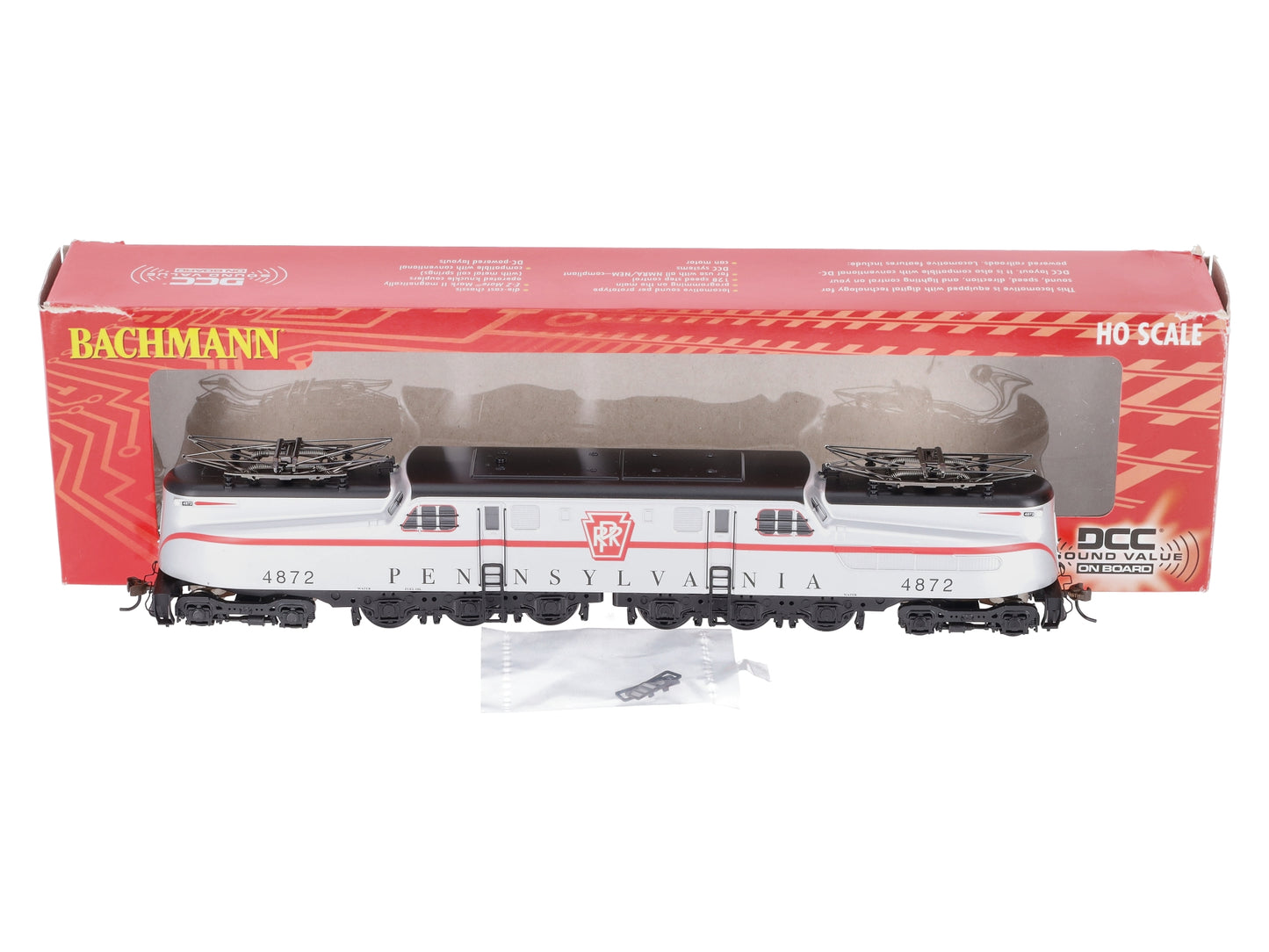 Bachmann 65304 HO Pennsylvania GG-1 Electric Locomotive with Sound and DCC #4872